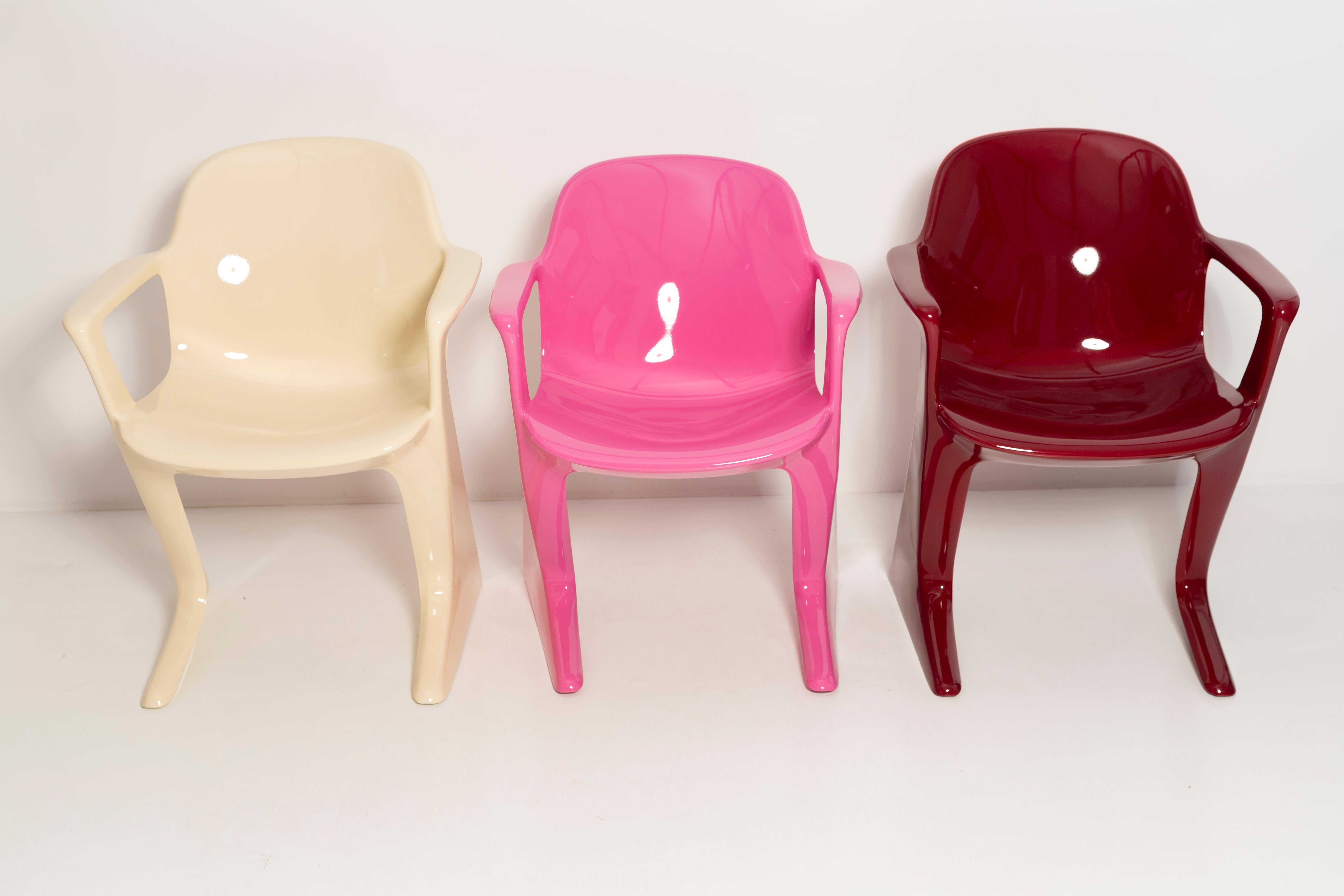 Paire de chaises Kangourou beige clair du milieu du siècle dernier, Ernst Moeckl, Allemagne, 1968 en vente 7