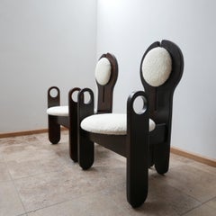 Pair of Midcentury Lounge Armchairs by Szedleczky Design