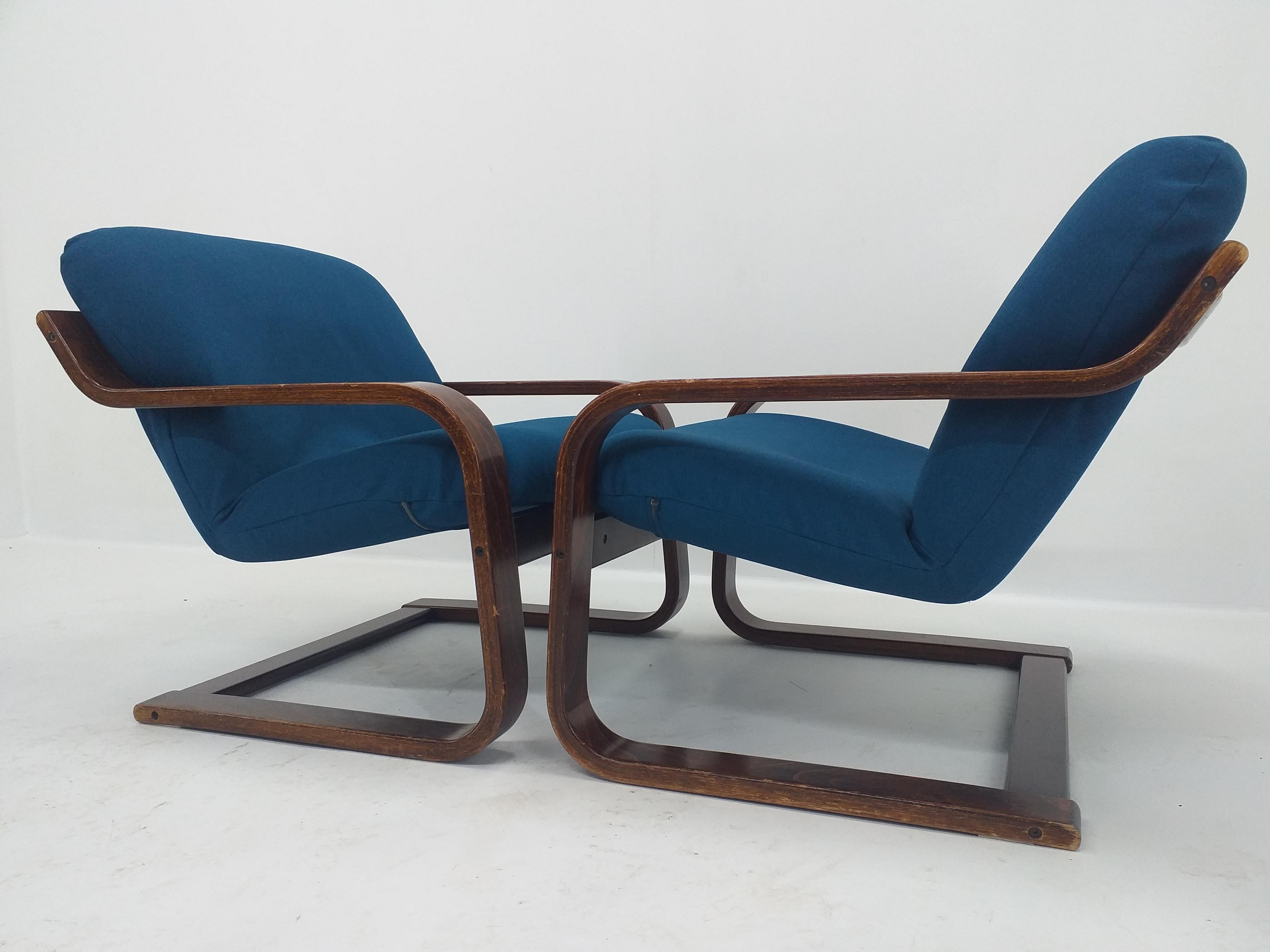 Paire de fauteuils de salon du milieu du siècle dernier de Westnofa, Norvège, 1970 en vente 3