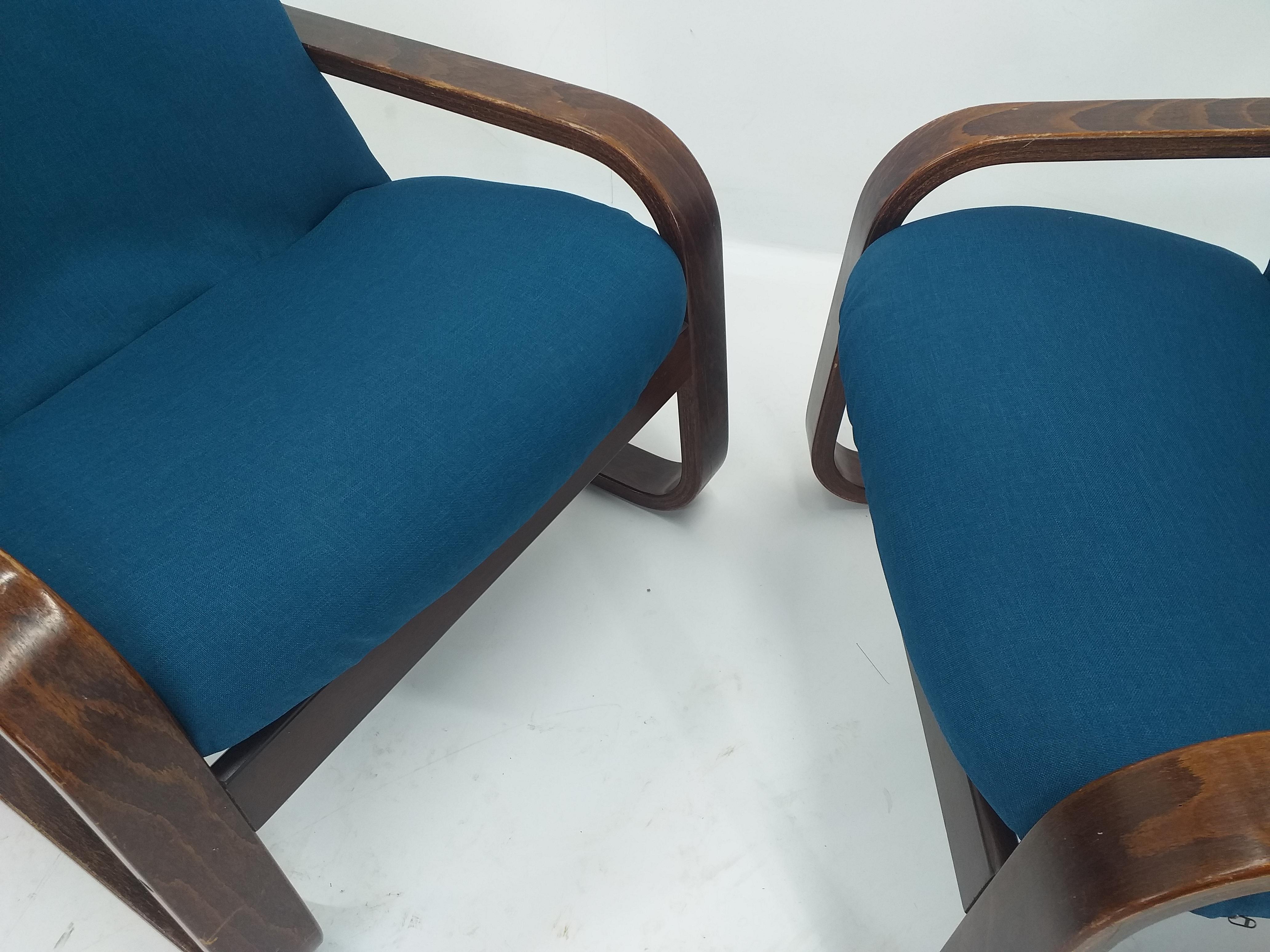 Paire de fauteuils de salon du milieu du siècle dernier de Westnofa, Norvège, 1970 en vente 1
