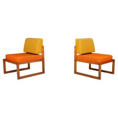 Pair of Mid-Century Lounge Chairs by André Sornay, France, 1950