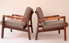 Pair of Midcentury Lounge Chairs by Carl Gustav Hiort af Ornäs, Finland