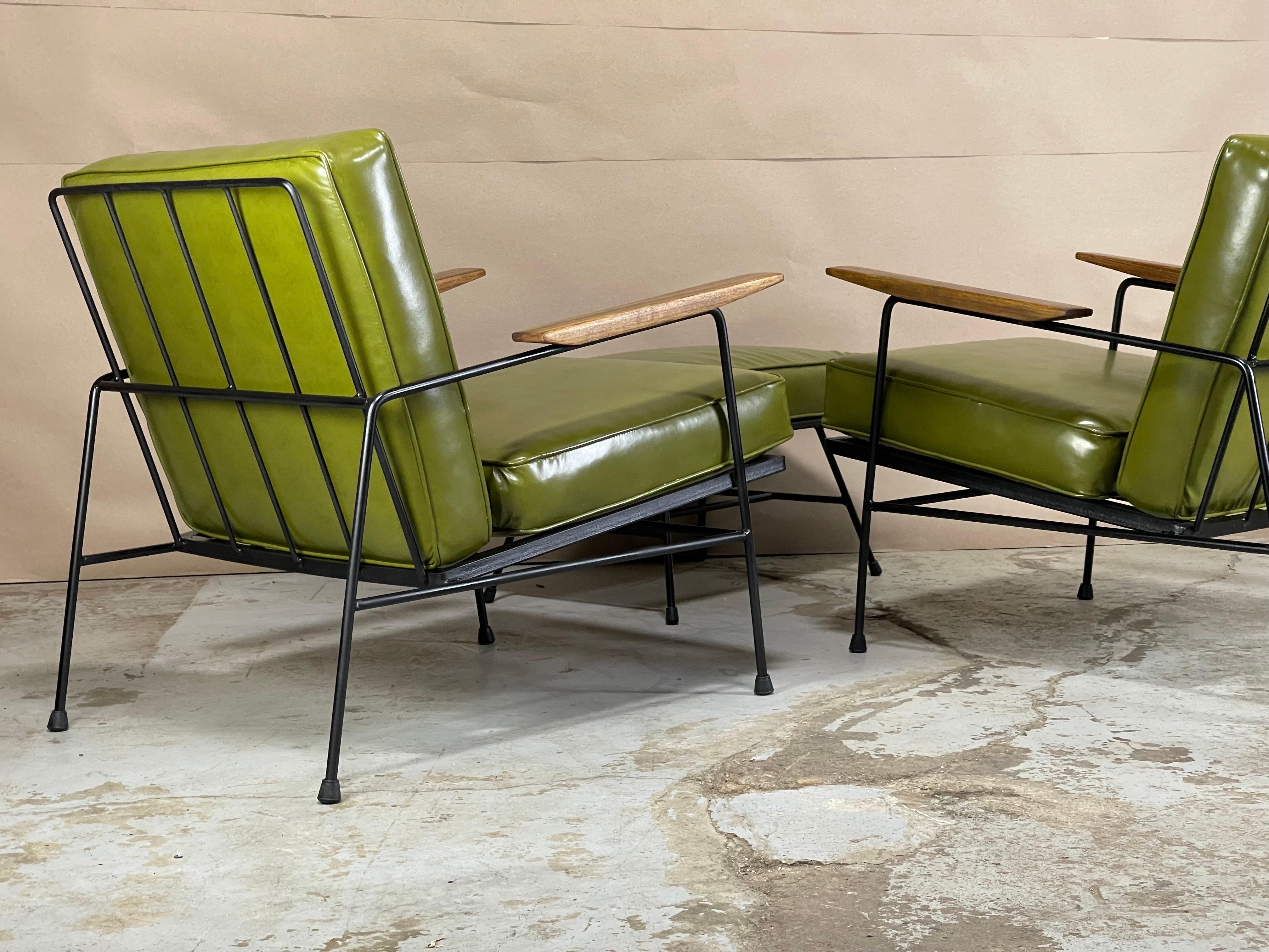 Mid-Century Lounge Chairs by Max Stout 1959  In Good Condition For Sale In Framingham, MA