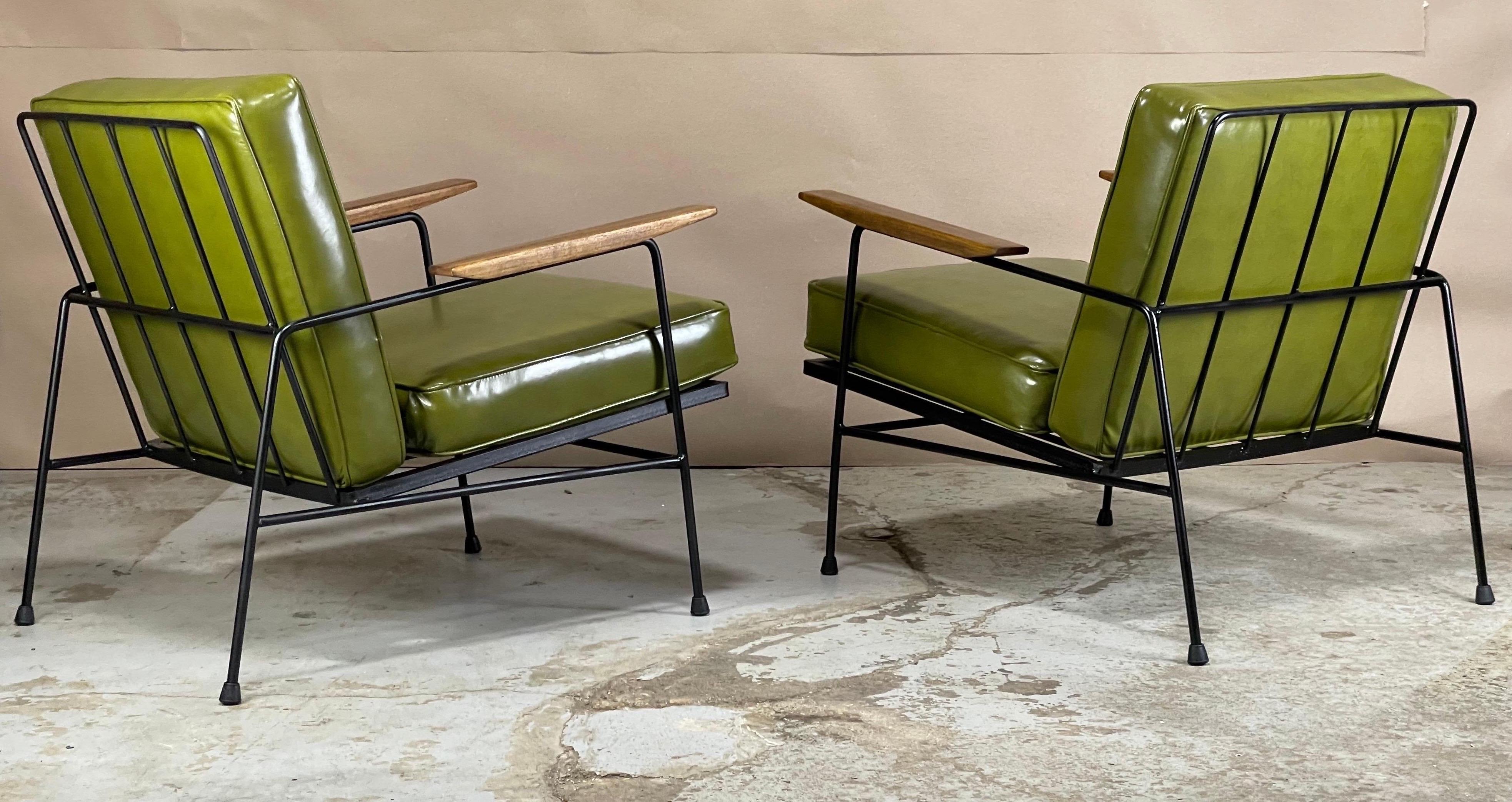 Mid-Century Lounge Chairs by Max Stout 1959 In Good Condition For Sale In Framingham, MA