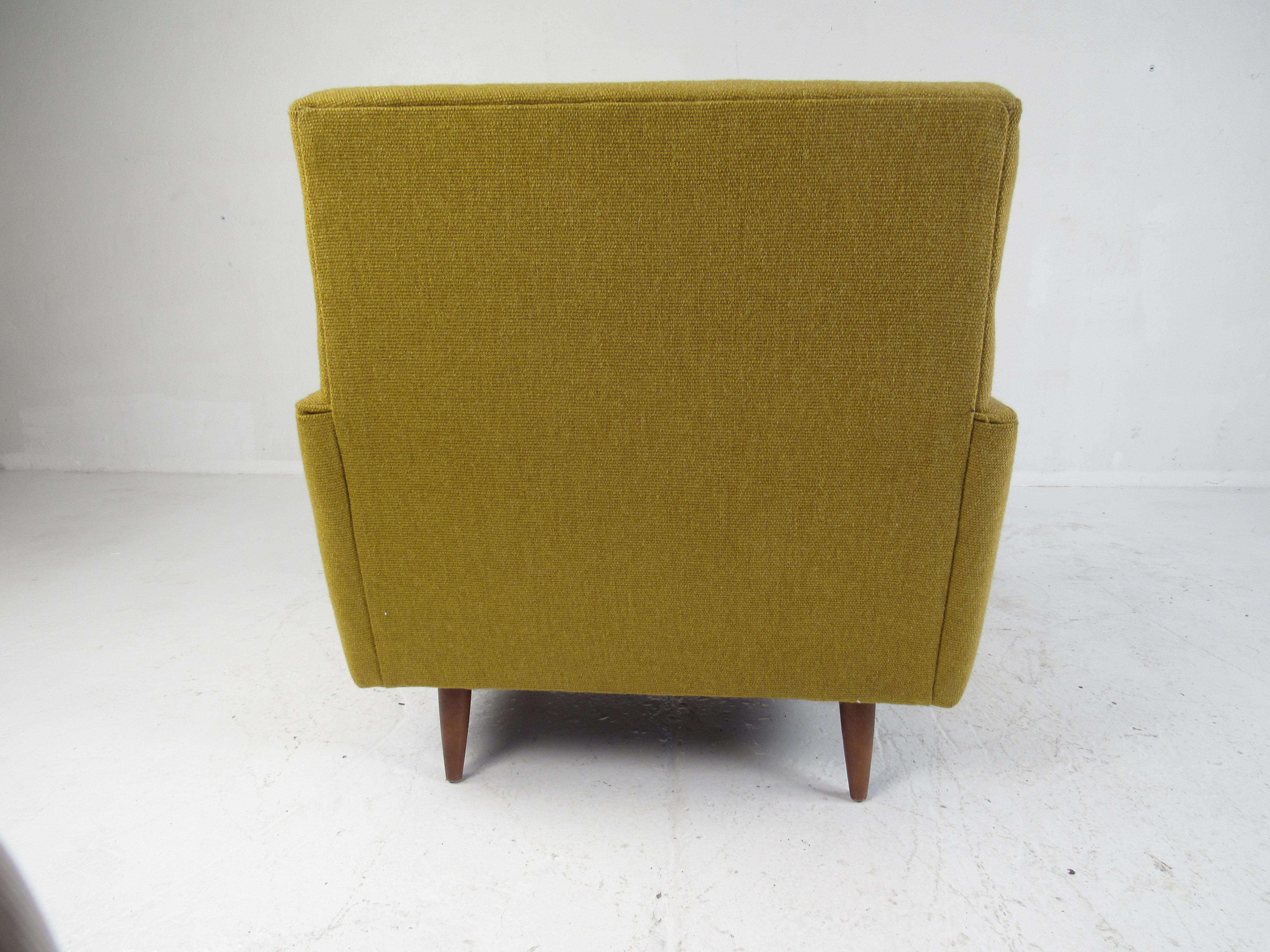 Upholstery Pair of Midcentury Lounge Chairs by Rowe