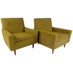 Vintage Pair of Midcentury Lounge Chairs by Rowe