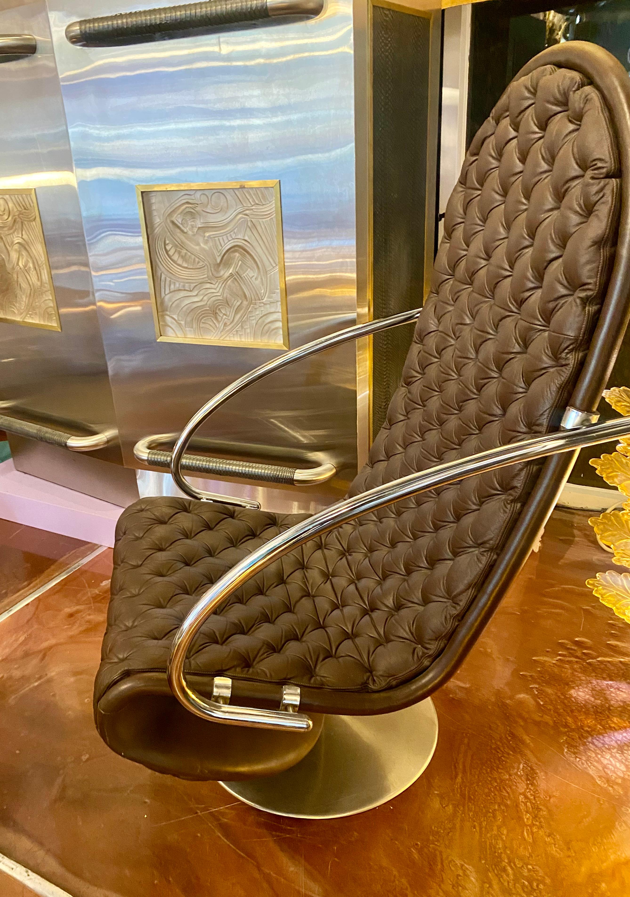 Paar Loungesessel aus der Mitte des Jahrhunderts von Verner Panton im Angebot 3