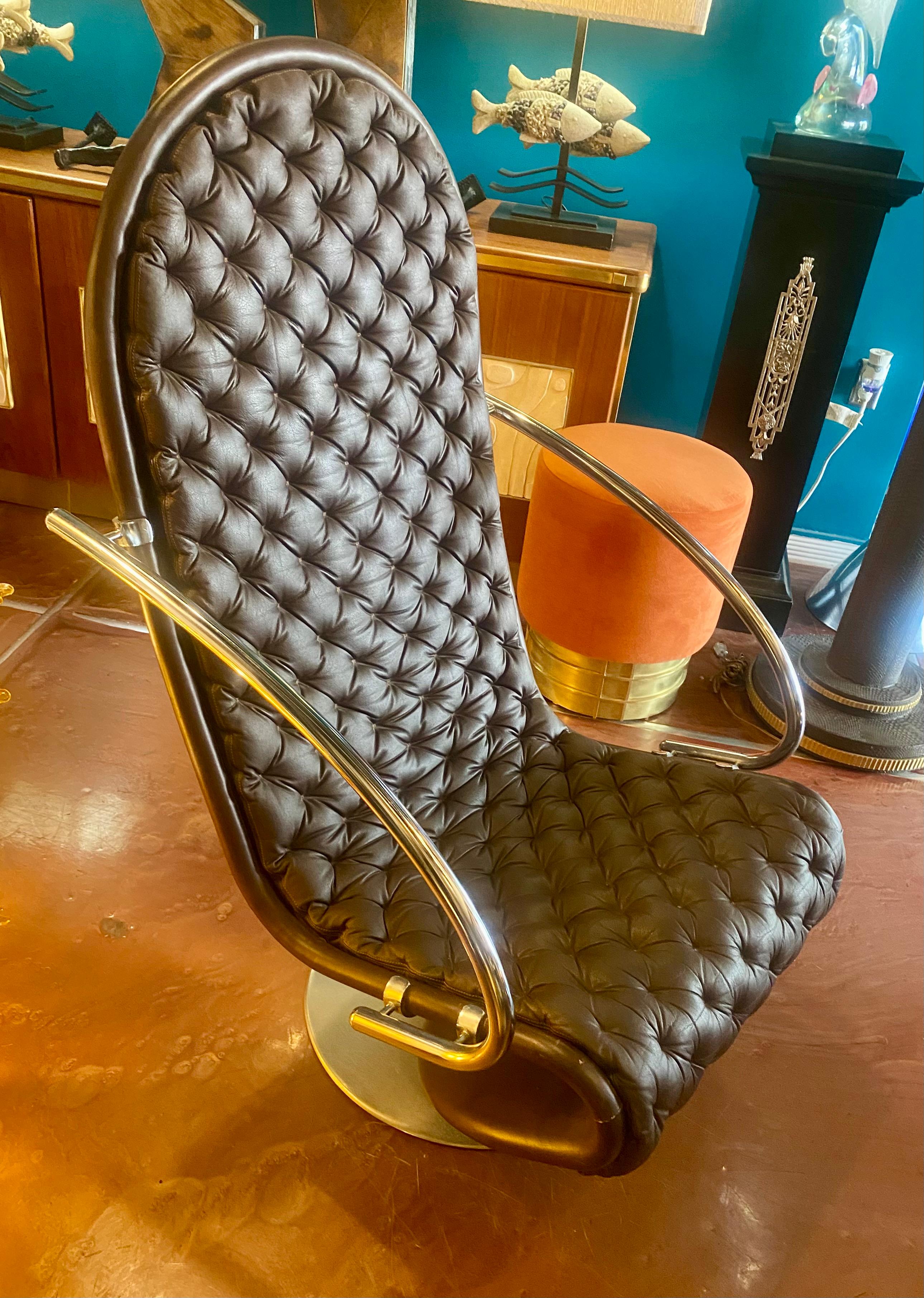 Paar Loungesessel aus der Mitte des Jahrhunderts von Verner Panton im Zustand „Gut“ im Angebot in Miami, FL