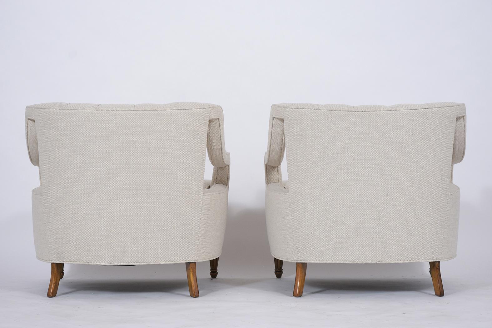 Pair of Mid-Century Modern Lounge Chairs 3