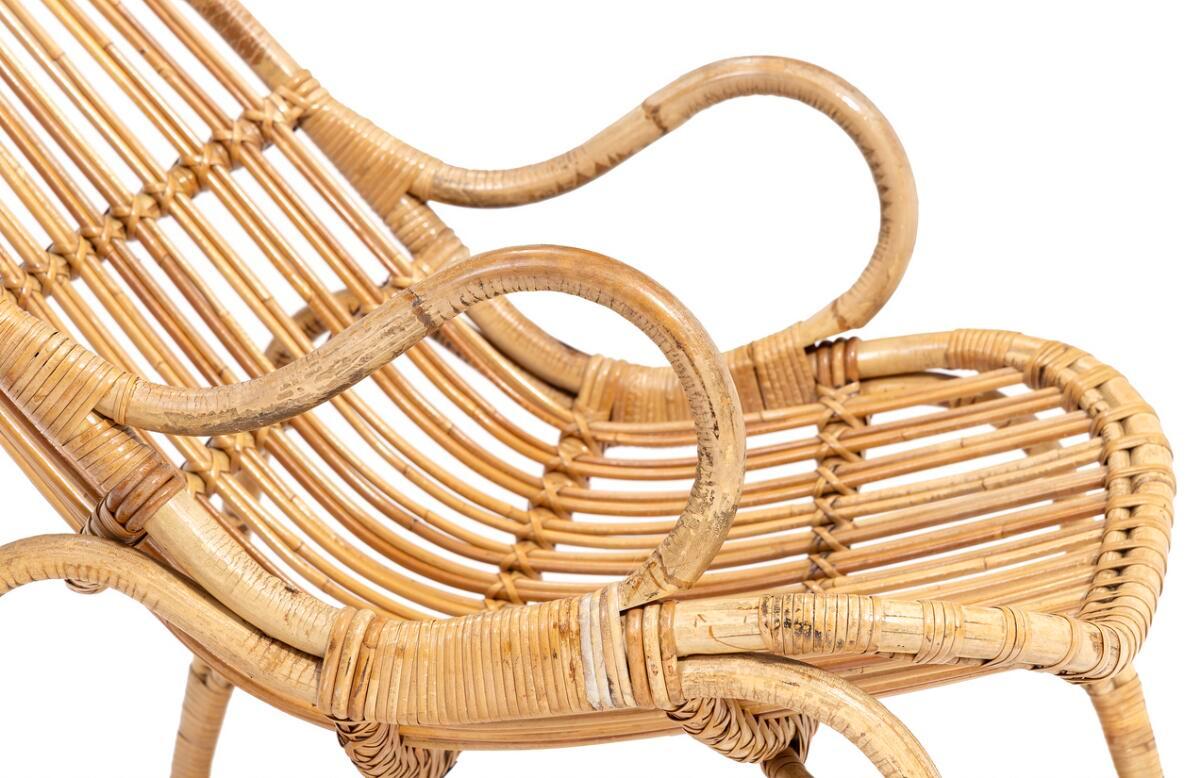 Scandinave moderne Paire de chaises longues en bambou du milieu du siècle par Flemming Lassen, années 1940 en vente
