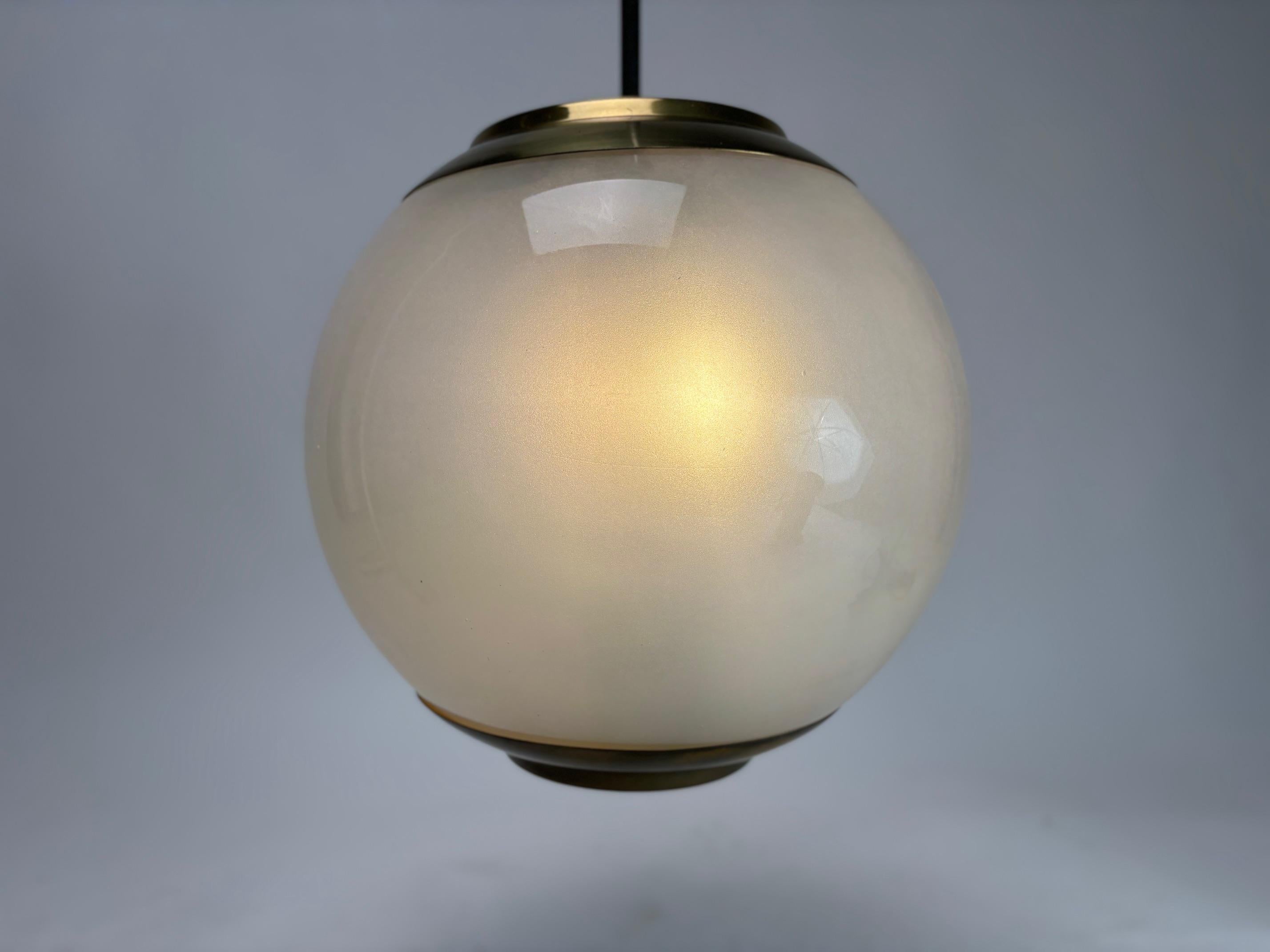 Mid-Century Modern Pair of Mid-Century LS2 Chandeliers by L. Caccia Dominioni for Azucena For Sale