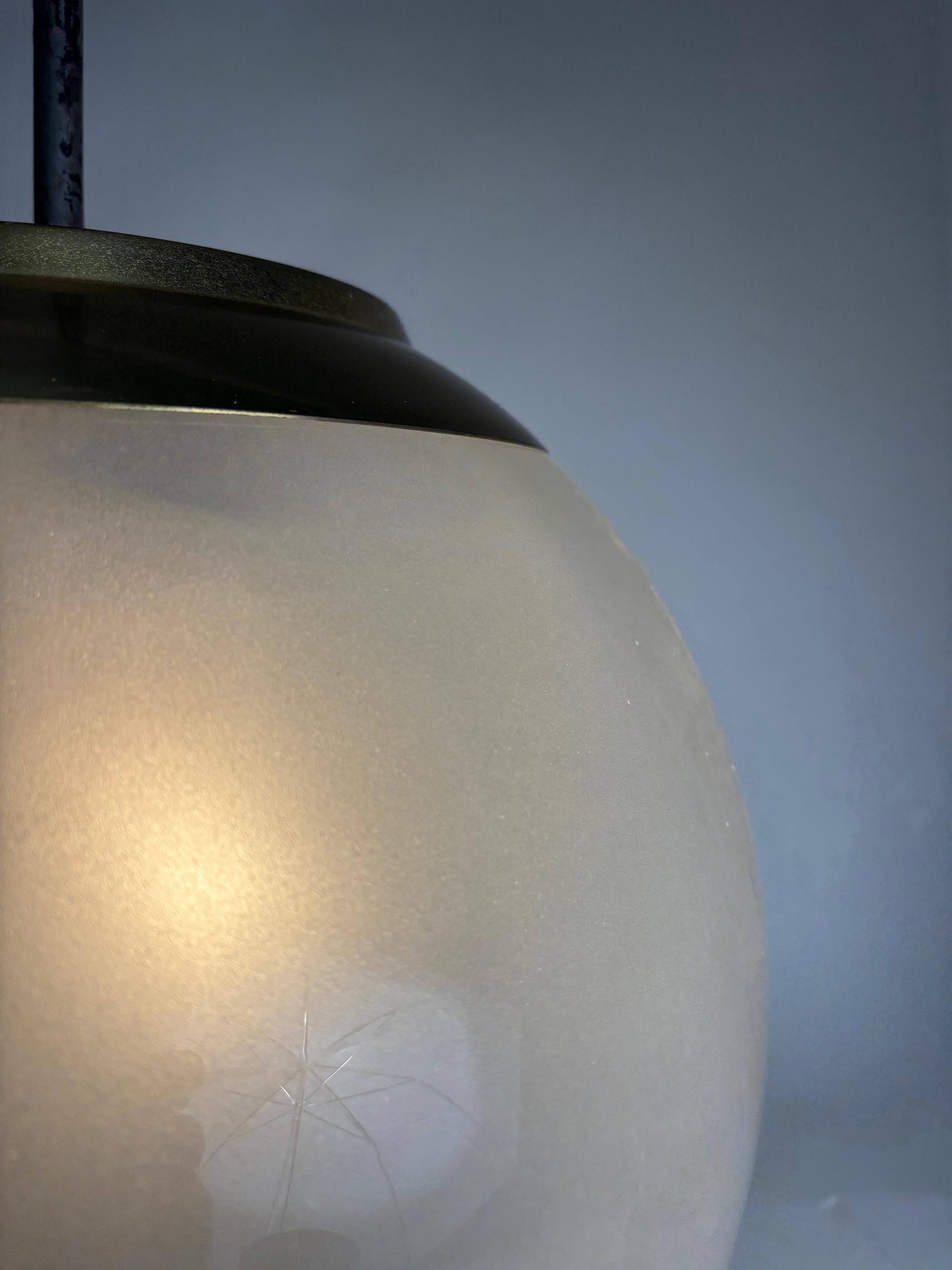 Italian Pair of Mid-Century LS2 Chandeliers by L. Caccia Dominioni for Azucena For Sale