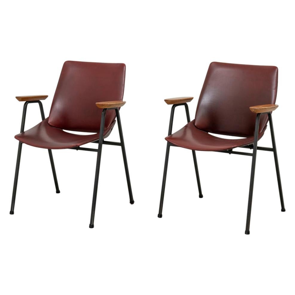 Pair of Midcentury "Lupina" Armchairs by Niko Kralj, 1960 For Sale