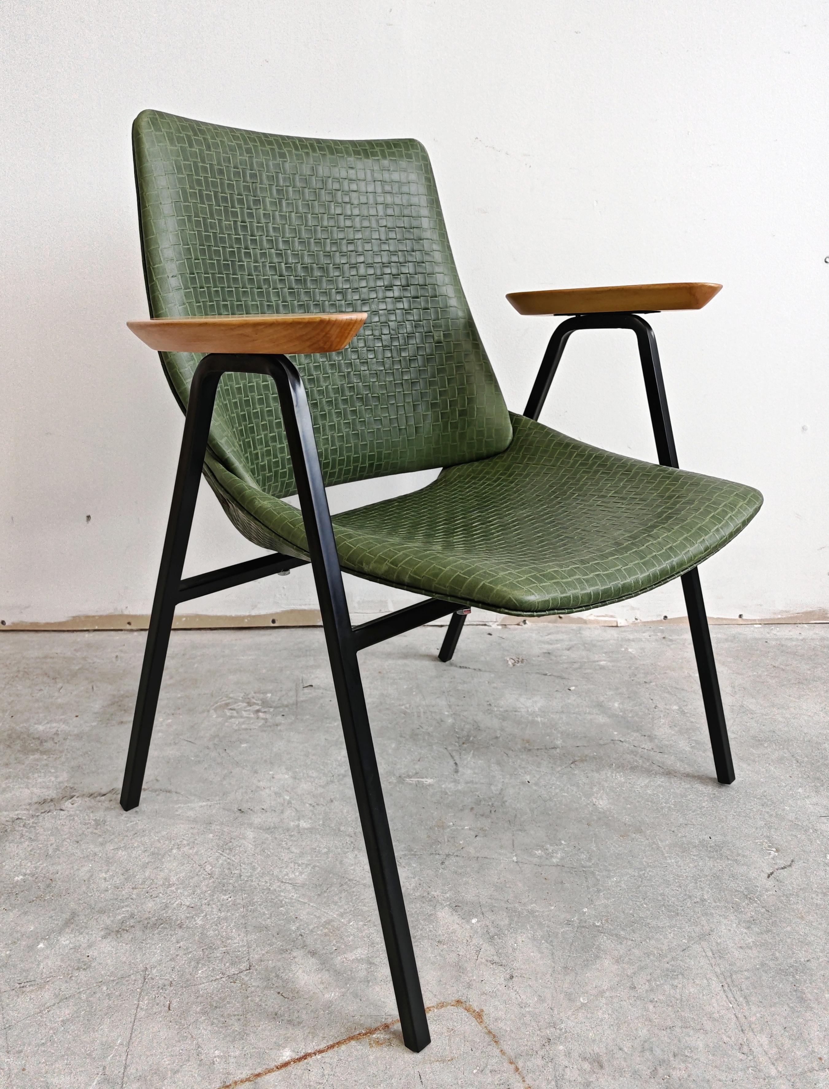 Paire de chaises Lupina du milieu du siècle par Niko Kralj pour Stol Kamnik, Yougoslavie 1956 en vente 7