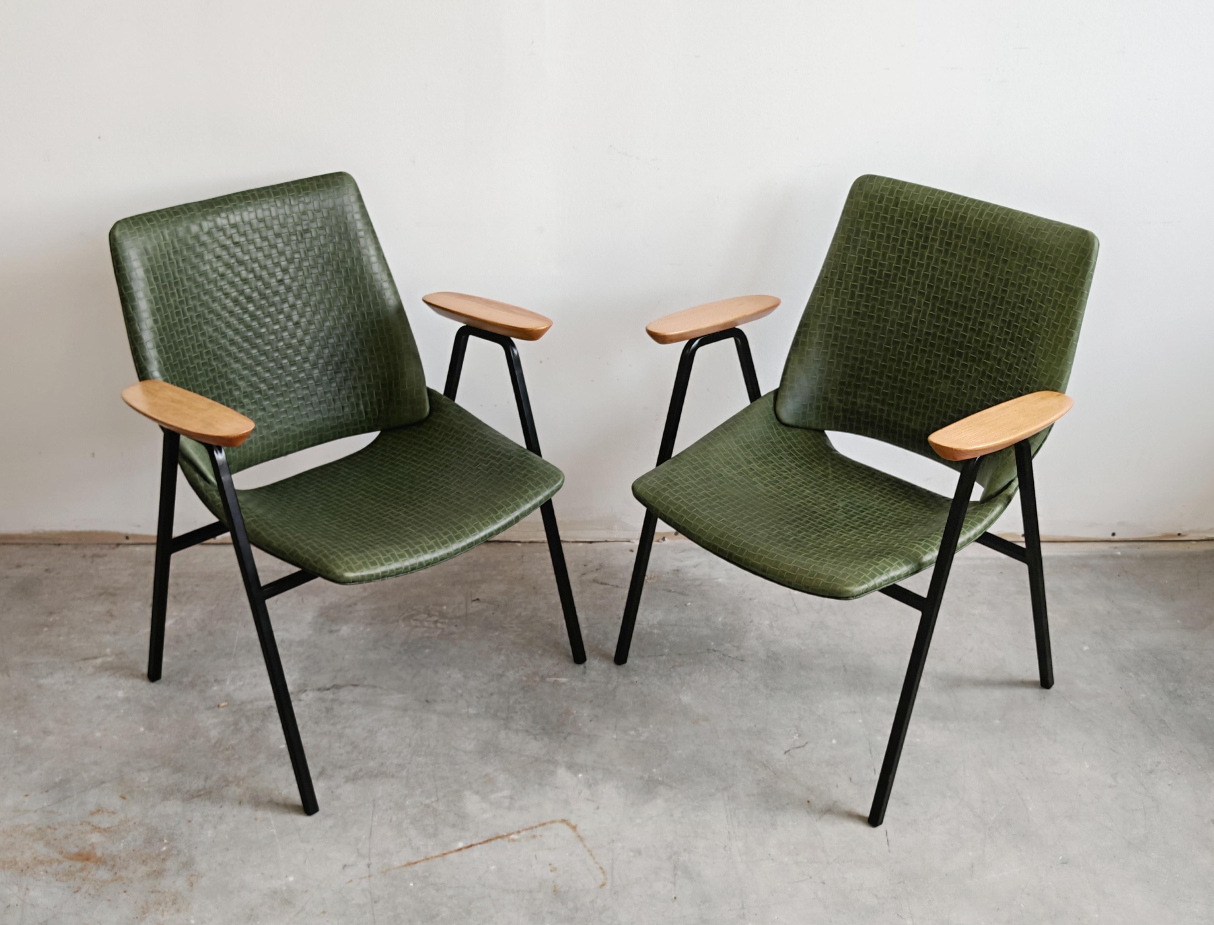 Slovène Paire de chaises Lupina du milieu du siècle par Niko Kralj pour Stol Kamnik, Yougoslavie 1956 en vente
