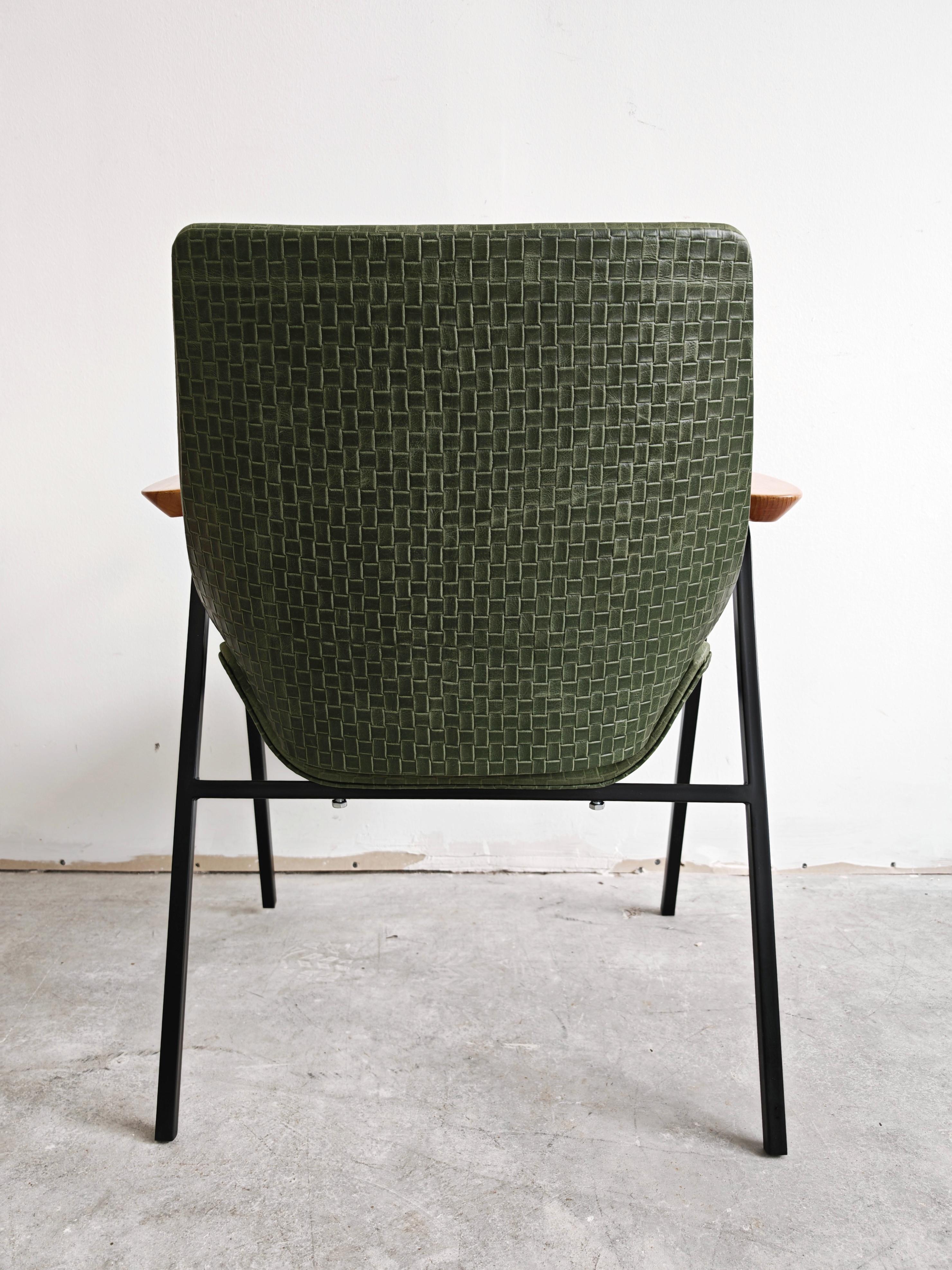 Acier Paire de chaises Lupina du milieu du siècle par Niko Kralj pour Stol Kamnik, Yougoslavie 1956 en vente