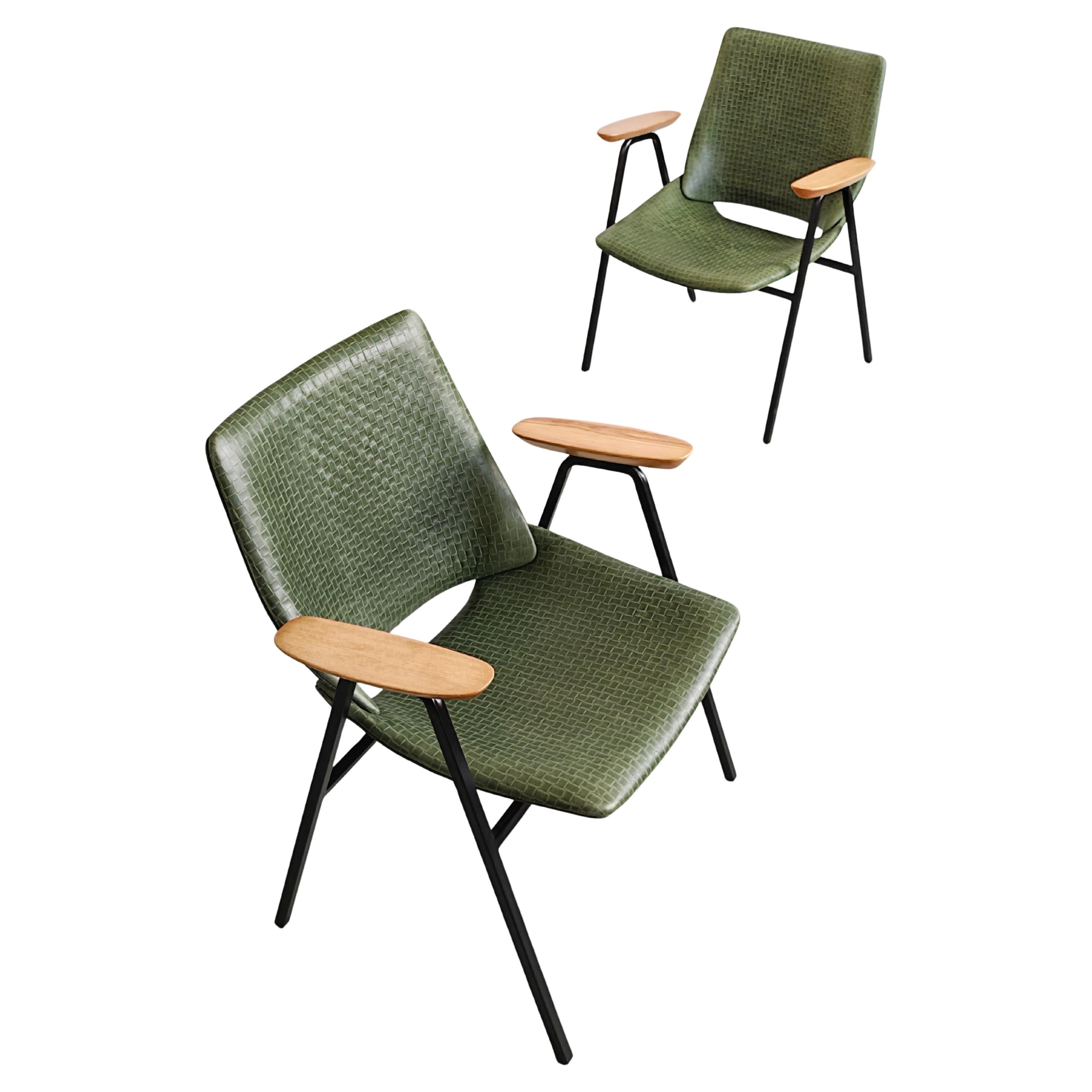 Paire de chaises Lupina du milieu du siècle par Niko Kralj pour Stol Kamnik, Yougoslavie 1956 en vente