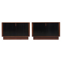 Pair of Mid-Century Mahogany Credenzas