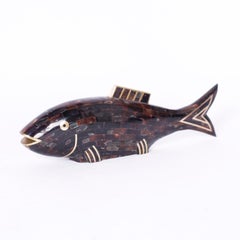 Pair of Midcentury Maitland-Smith Penshell Fish, Priced Individually