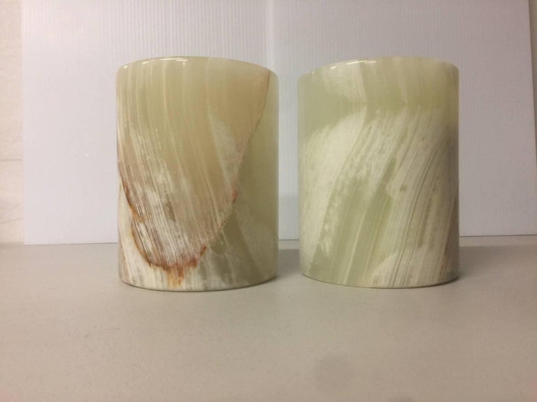 Marble Bookends the Pair