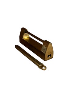 Pair of Mid-Century Mastercraft Brass Furniture Locks