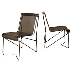 Pair of Mid-Century Mathieu Mategot "Casablanca" Side Chairs, circa 1950, France