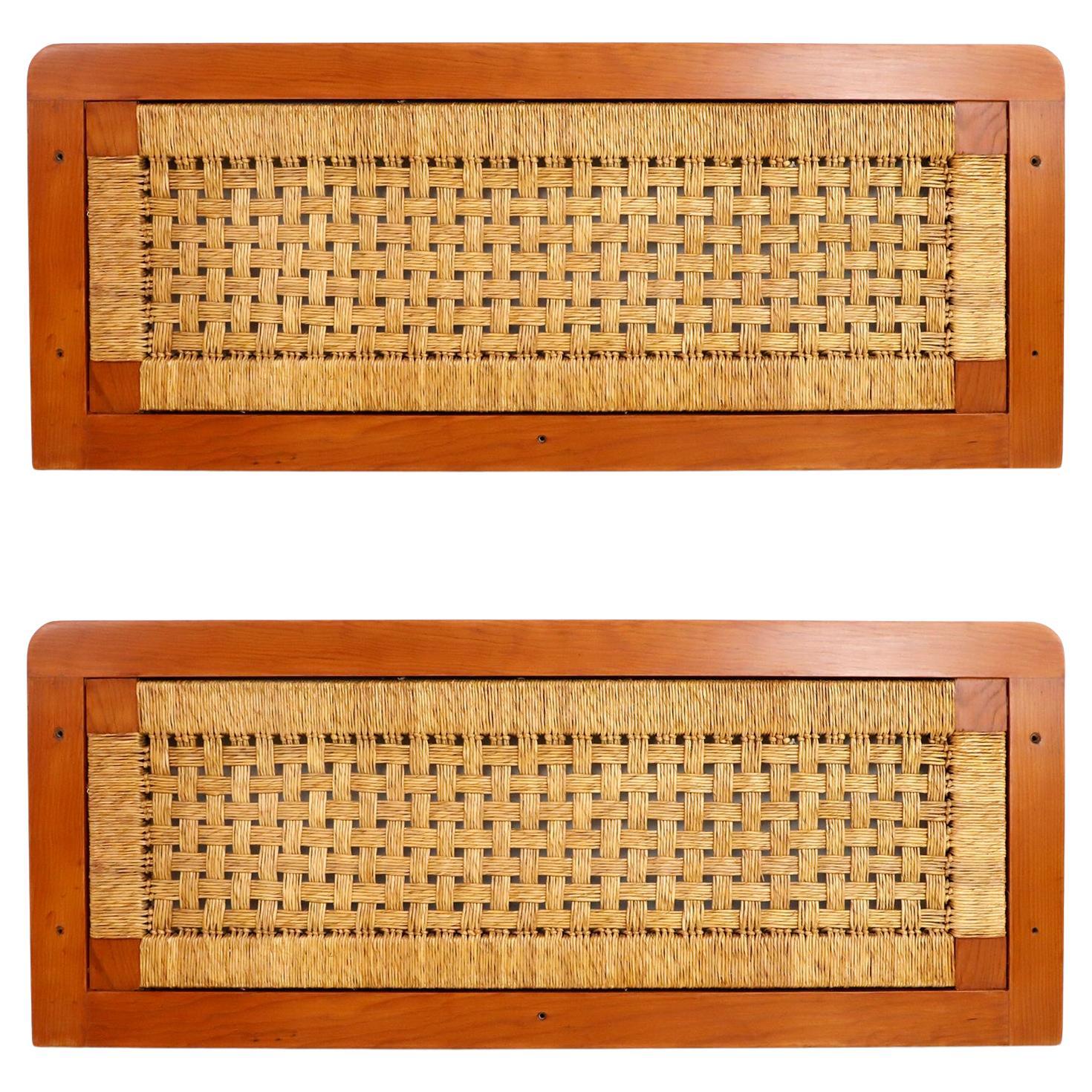 Pair of Mid Century Mexican Headboards in the Style of Michael Van Beuren For Sale