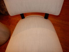 Pair of Midcentury Mitchell Gold Side Chairs / Slipper Chairs