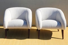 Pair of Mid Century Modern 1950’s Lounge Chairs by Sherman Bertram