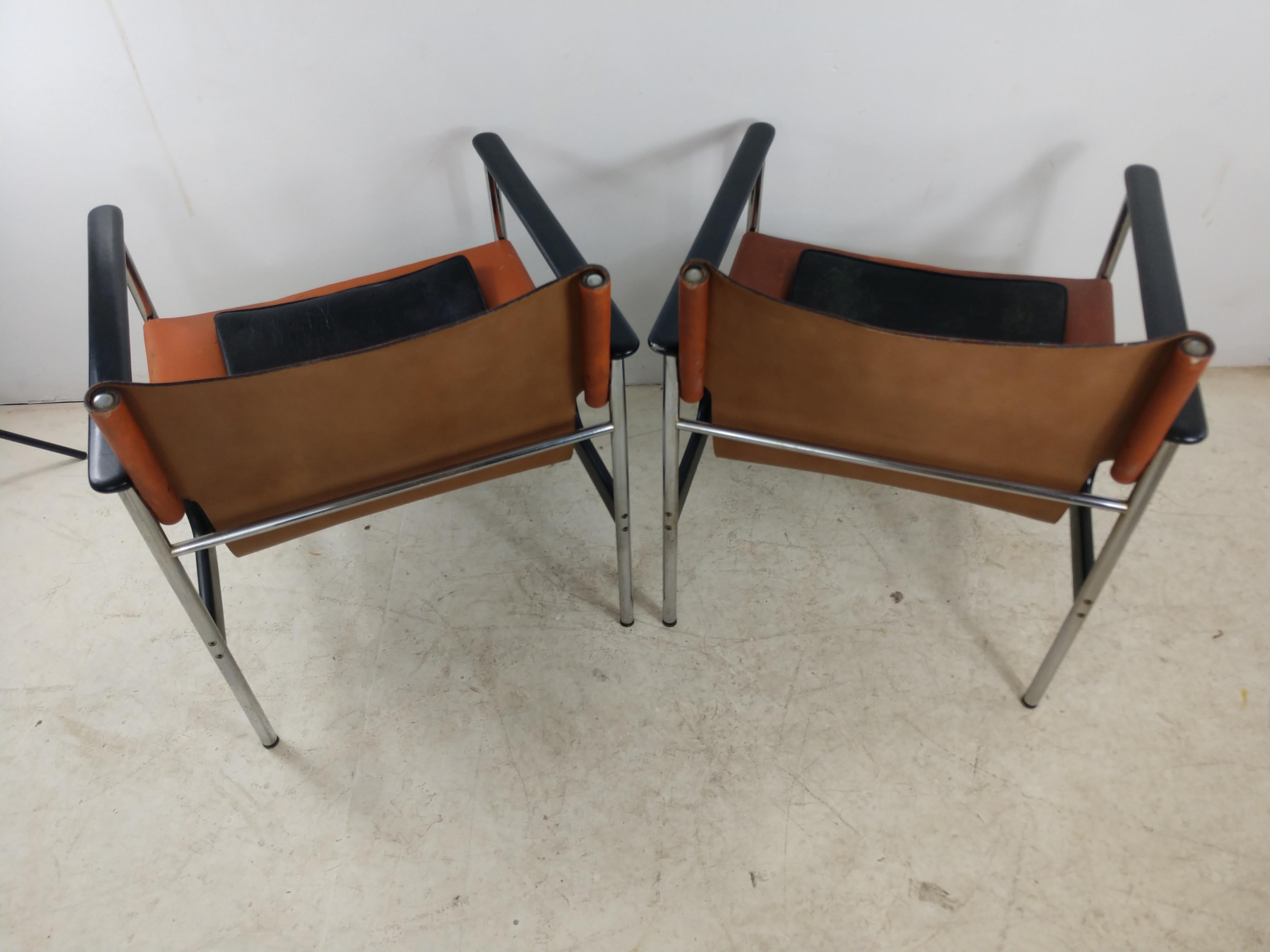 Pair of Mid-Century Modern 657 Lounge by Charles Pollock for Knoll 2