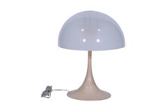 Pareja de lámparas de sobremesa con base de tulipán acrílico, modernas de mediados de siglo, de Louis Paulsen