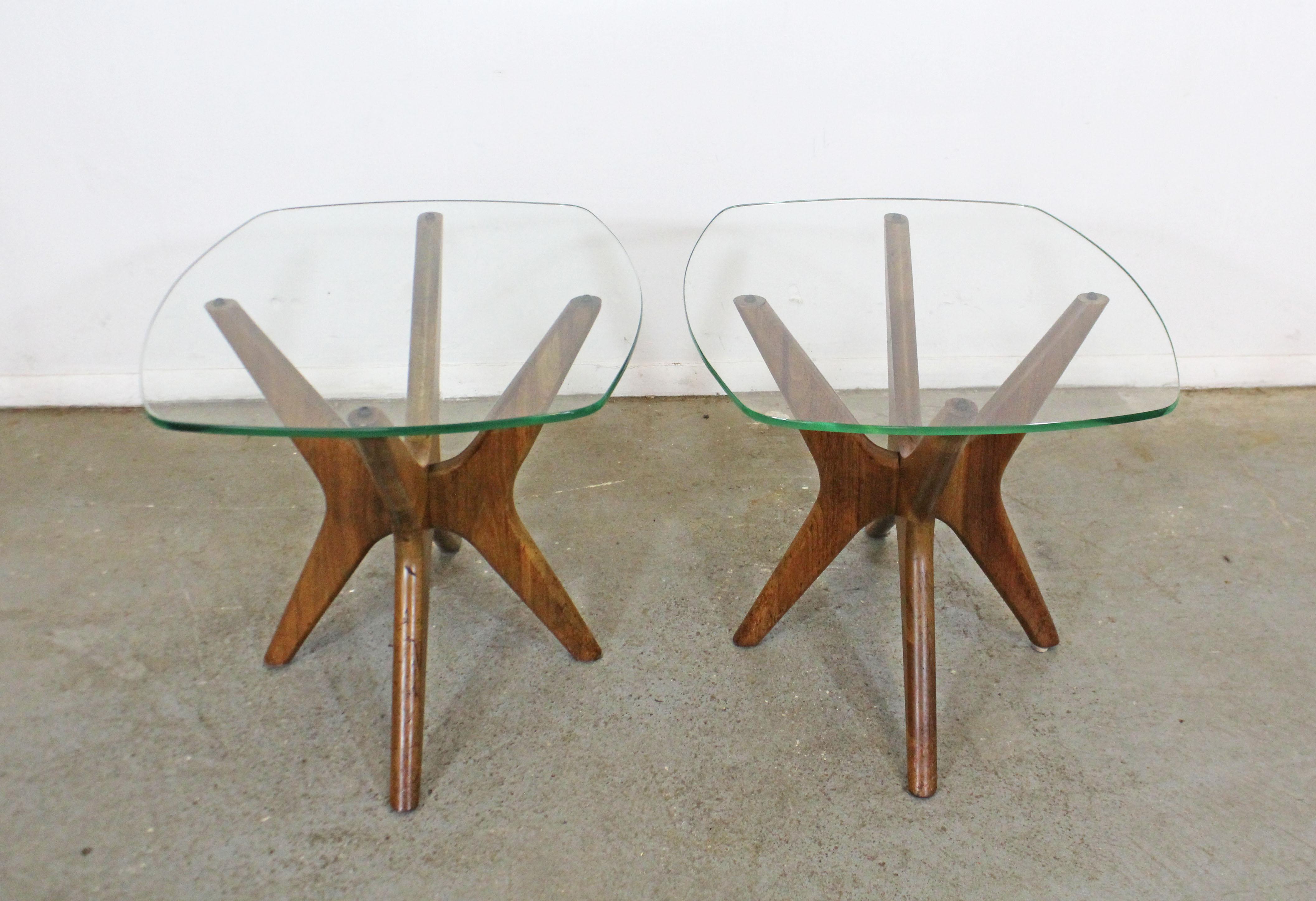 modern glass end tables