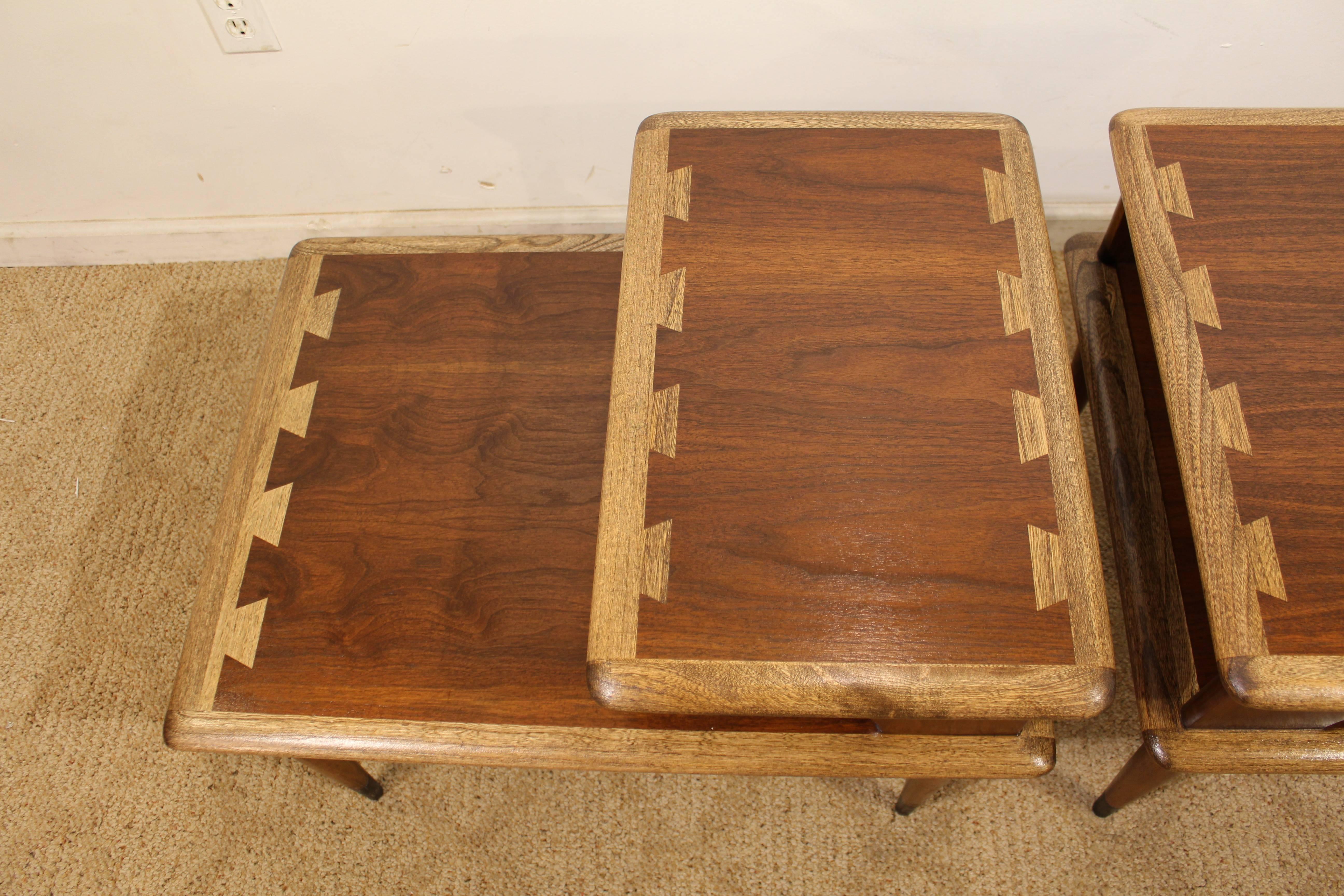 Pair of Mid-Century Modern Andre Bus for Lane 