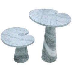 Pair of Mid-Century Modern Angelo Mangiarotti Eros Series Side Tables