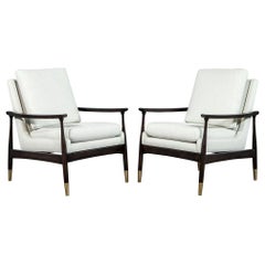 Pair of Mid-Century Modern Armchairs by Carrocel