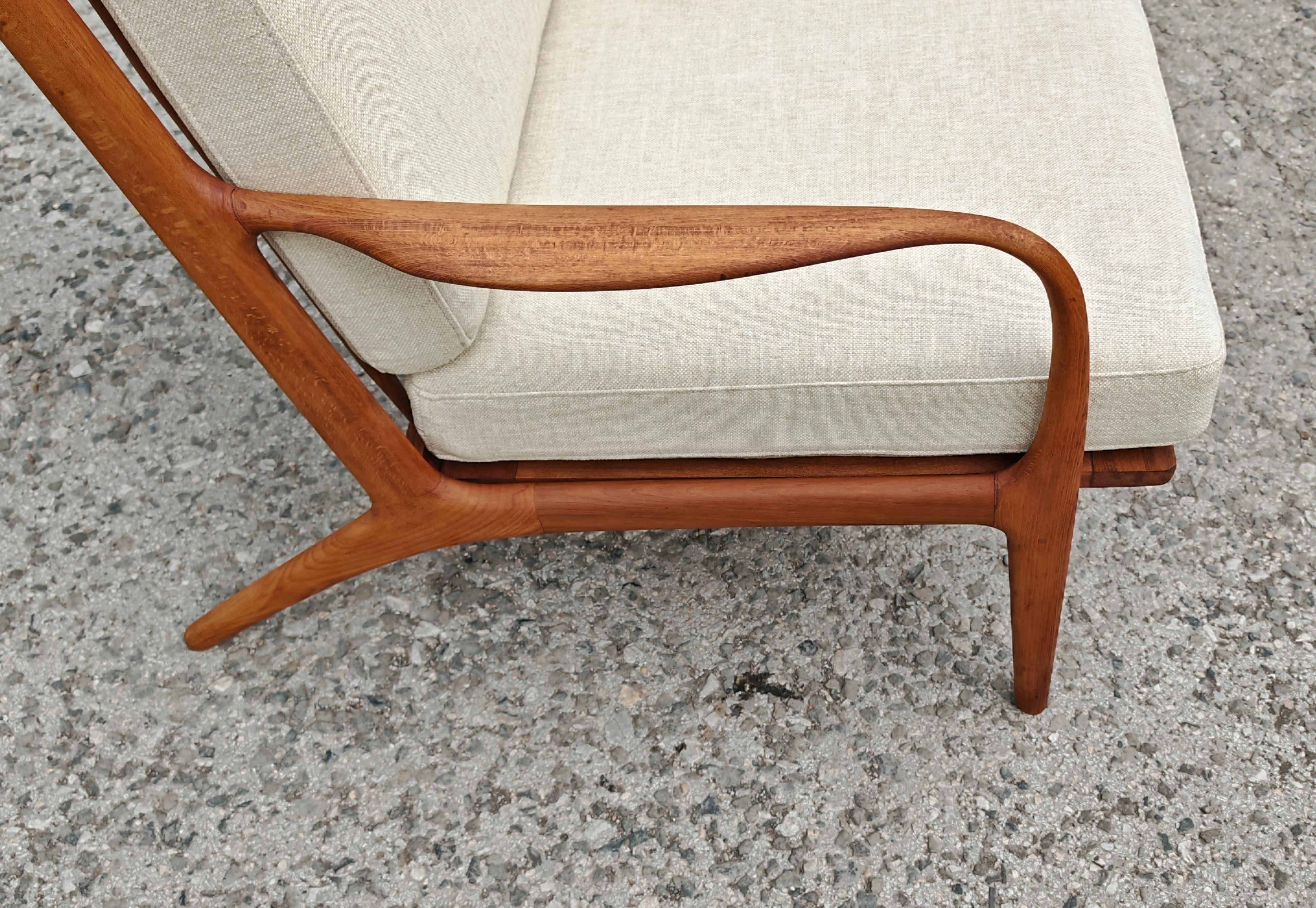 Pair of Mid Century Modern Armchairs by Adrian Pearsall, model 2315-C, USA 1960s en vente 6
