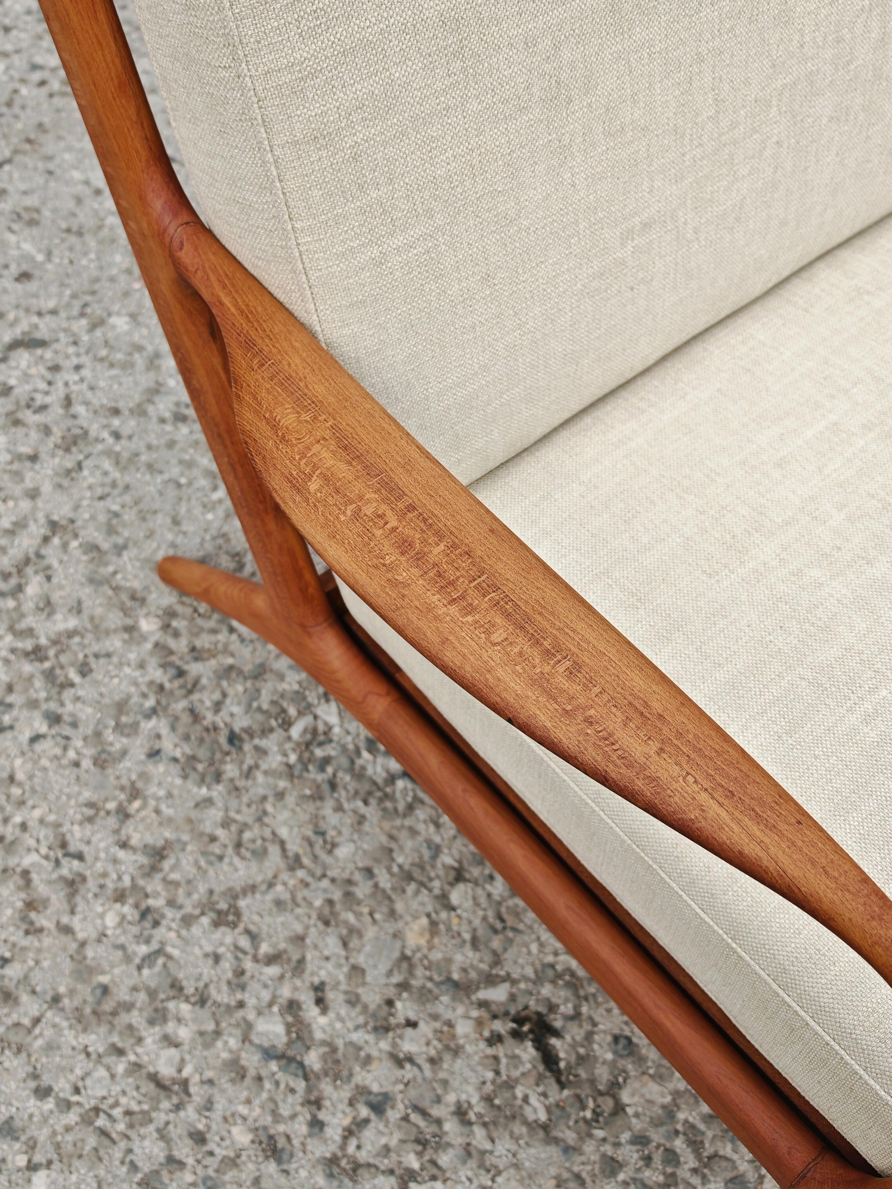 Pair of Mid Century Modern Armchairs by Adrian Pearsall, model 2315-C, USA 1960s en vente 8