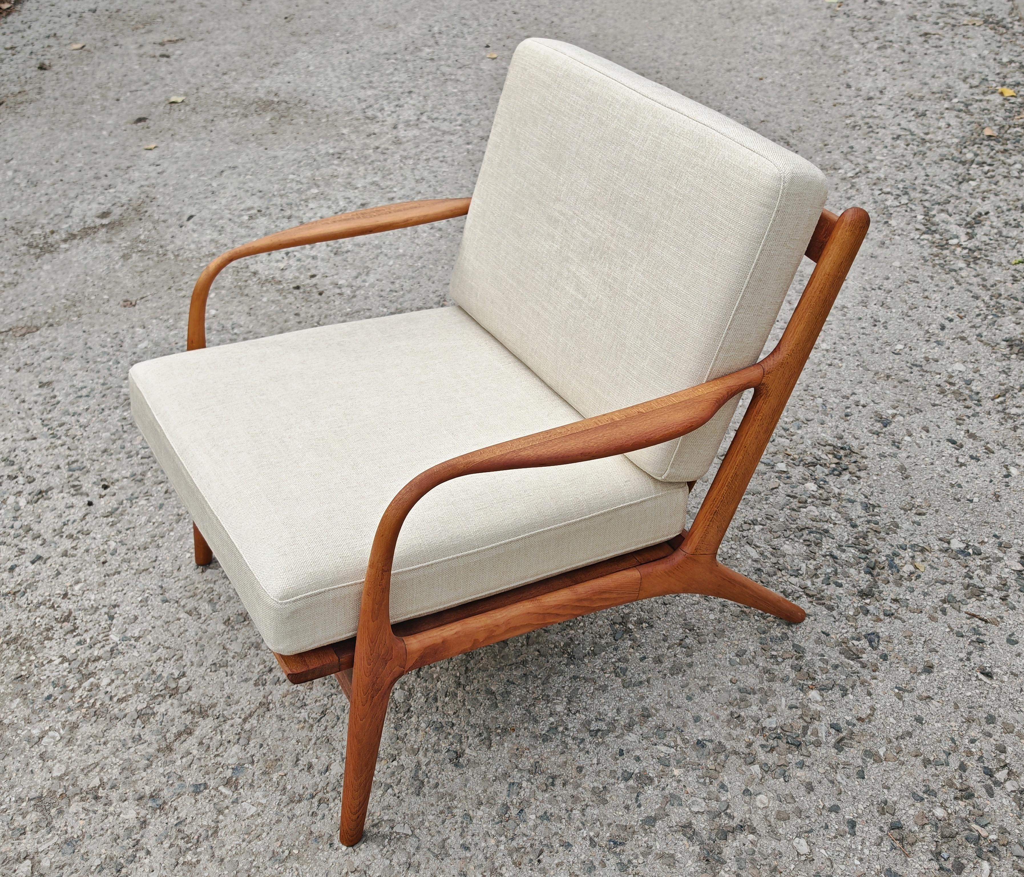 Pair of Mid Century Modern Armchairs by Adrian Pearsall, model 2315-C, USA 1960s en vente 12