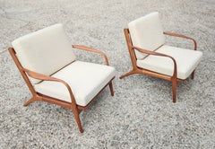 Pair of Mid Century Modern Armchairs by Adrian Pearsall, model 2315-C, USA 1960s