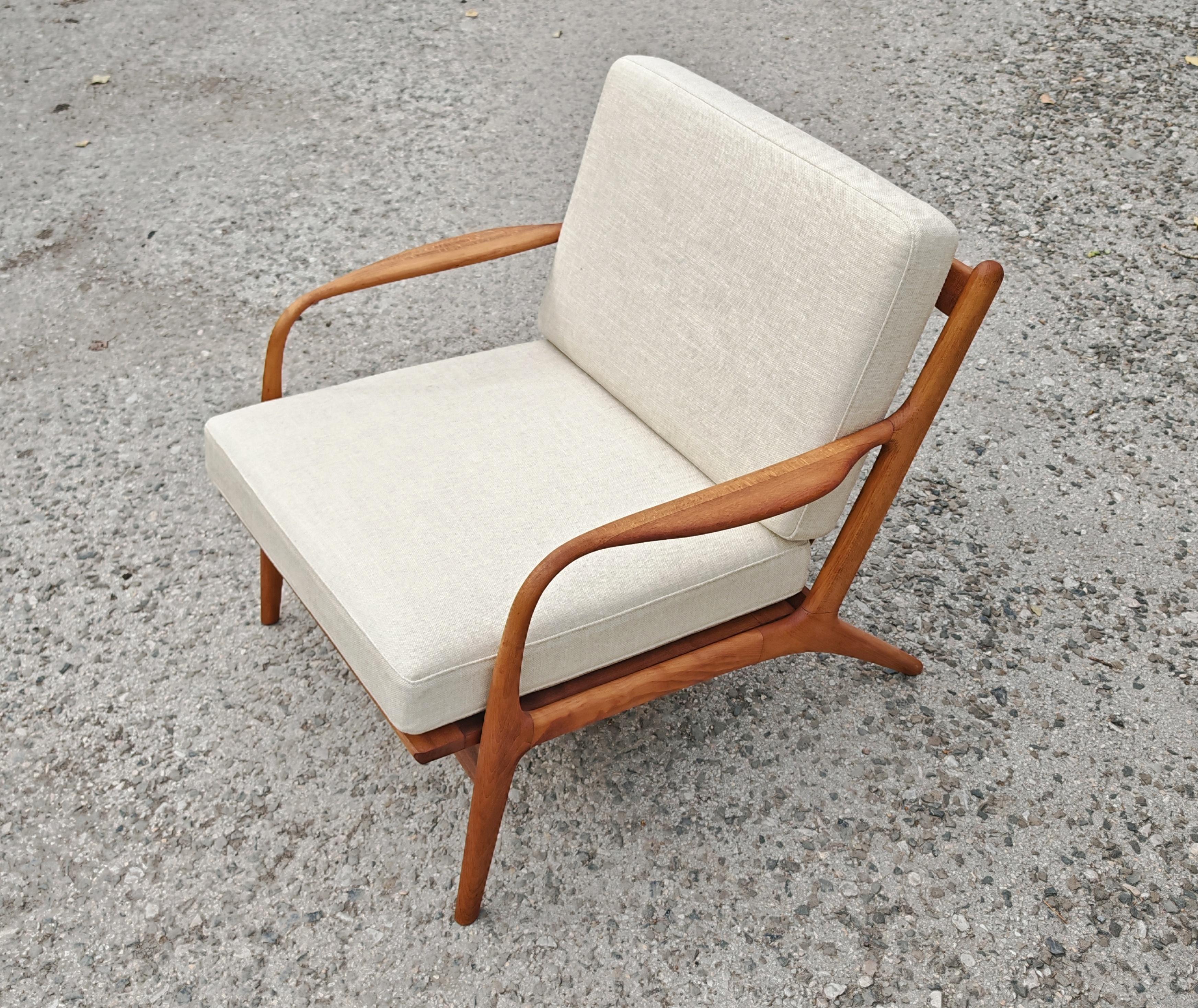 Pair of Mid Century Modern Armchairs by Adrian Pearsall, model 2315-C, USA 1960s en vente 1