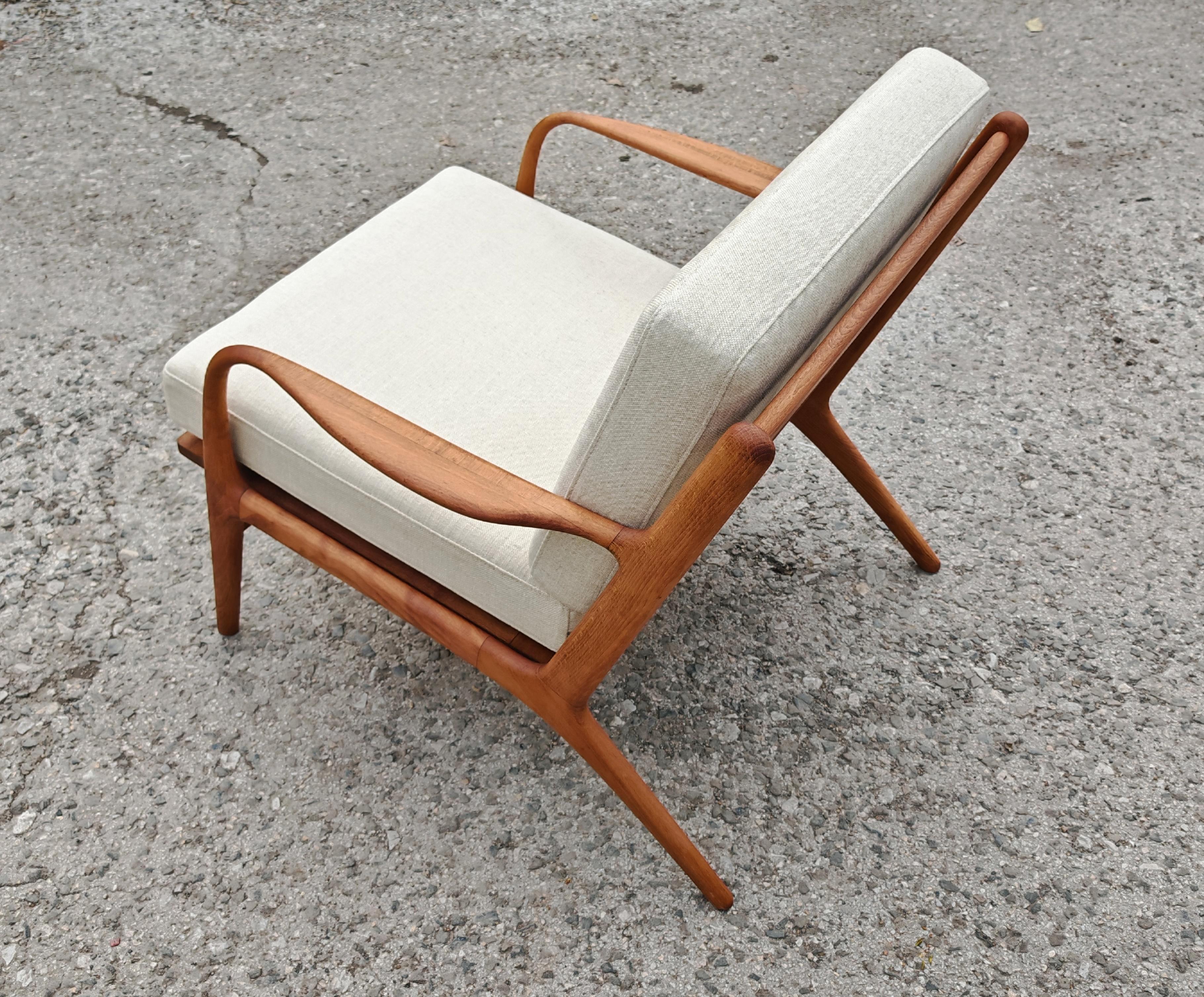 Pair of Mid Century Modern Armchairs by Adrian Pearsall, model 2315-C, USA 1960s en vente 4