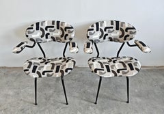 Paire de fauteuils modernes du milieu du siècle dernier conçus par Gastone Rinaldi pour RIMA