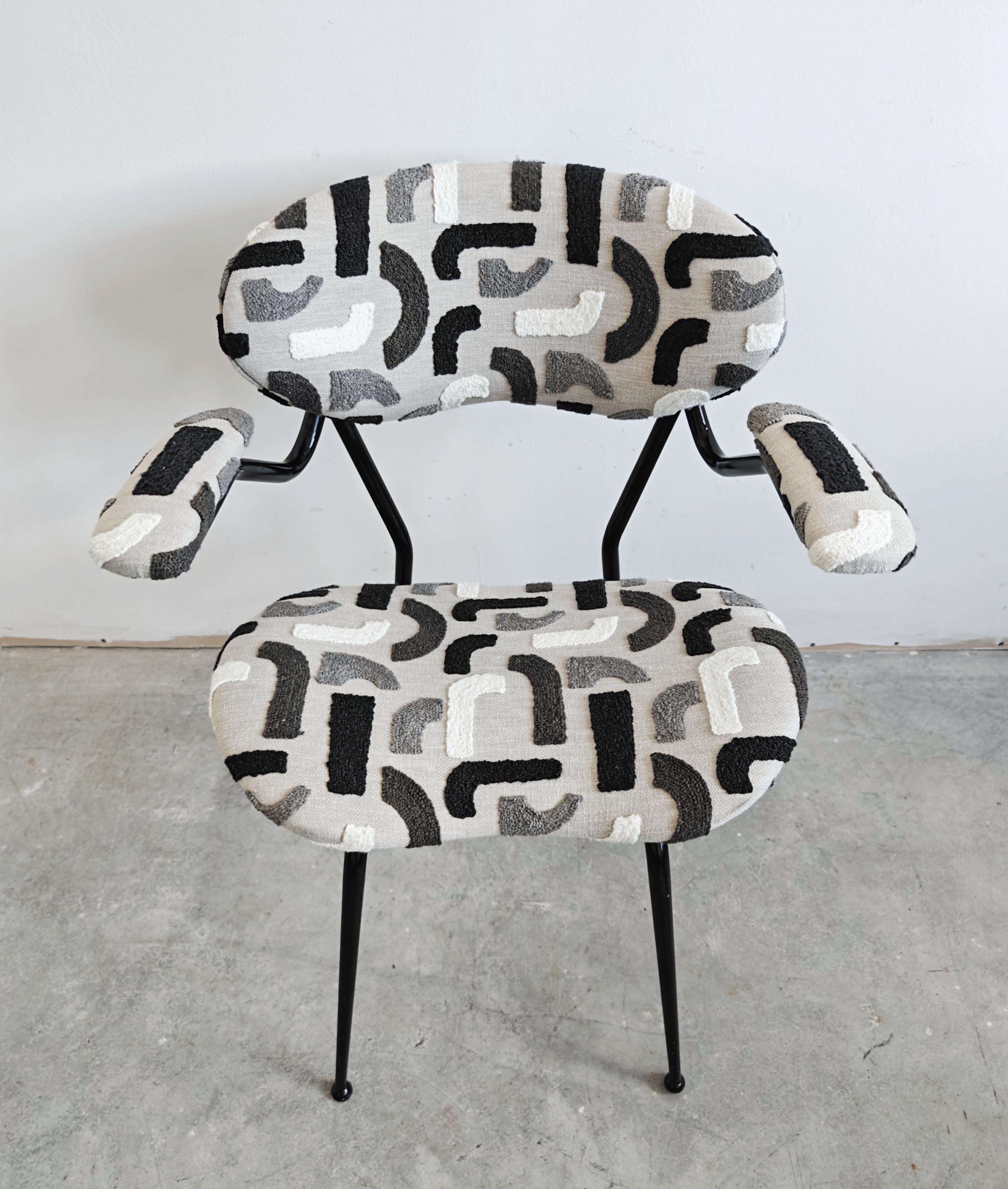 Paire de fauteuils modernes du milieu du siècle dernier conçus par Gastone Rinaldi pour RIMA Bon état - En vente à Beograd, RS