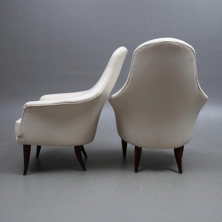 Suédois Paire de fauteuils Modernity du milieu du siècle, Design/One de Kerstin Hörlin-Holmquist en vente