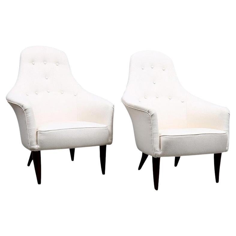 Paire de fauteuils Modernity du milieu du siècle, Design/One de Kerstin Hörlin-Holmquist en vente