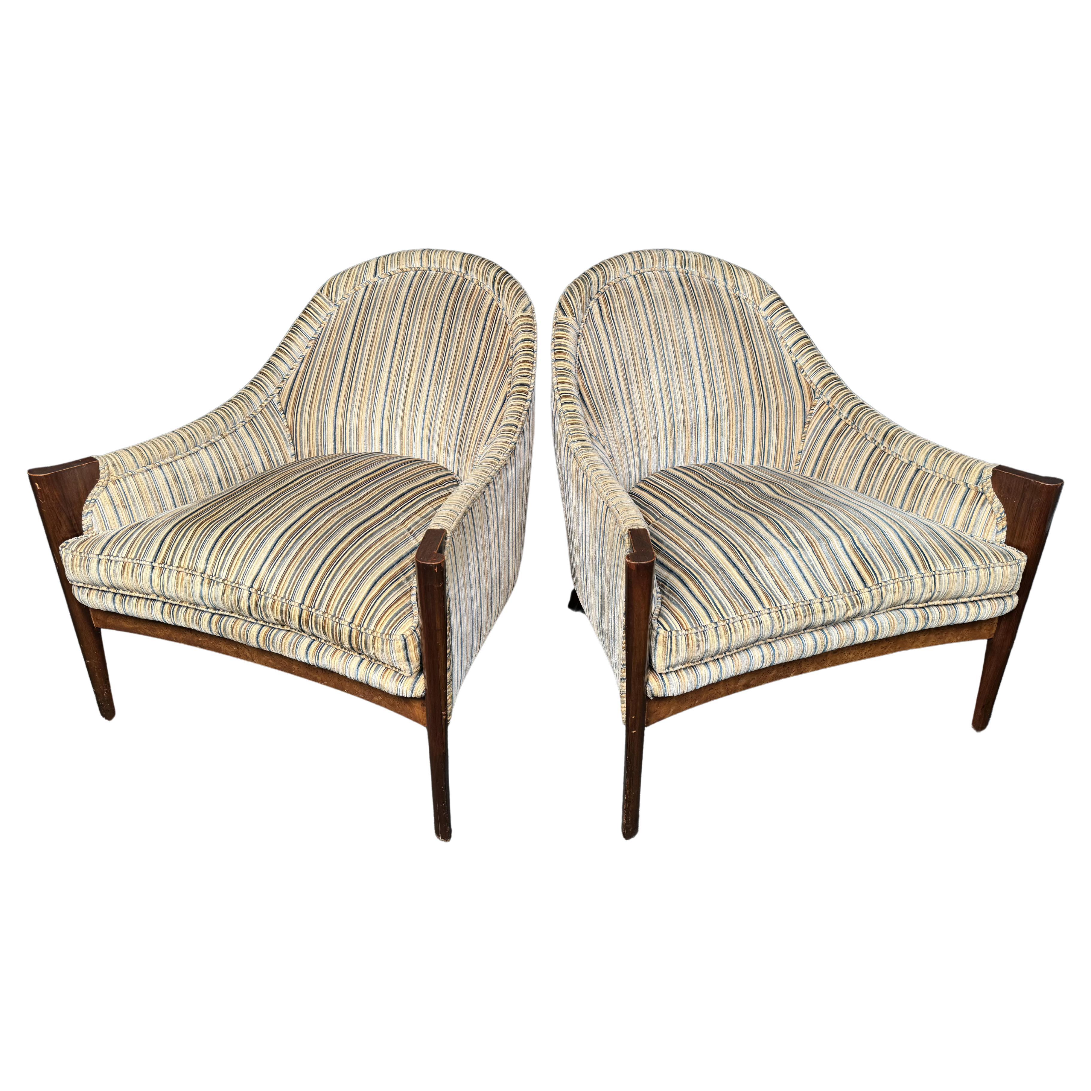 Pair of Mid-Century Modern Armchairs