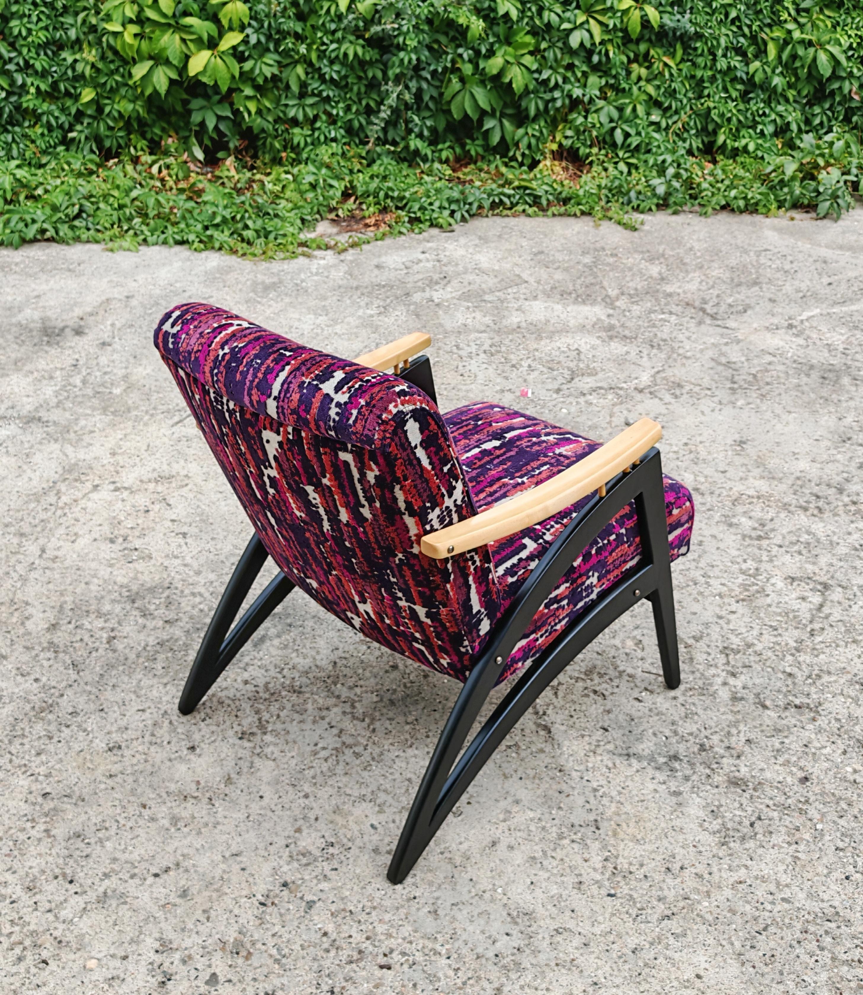 Sloveno Coppia di poltrone moderne del Mid Century 