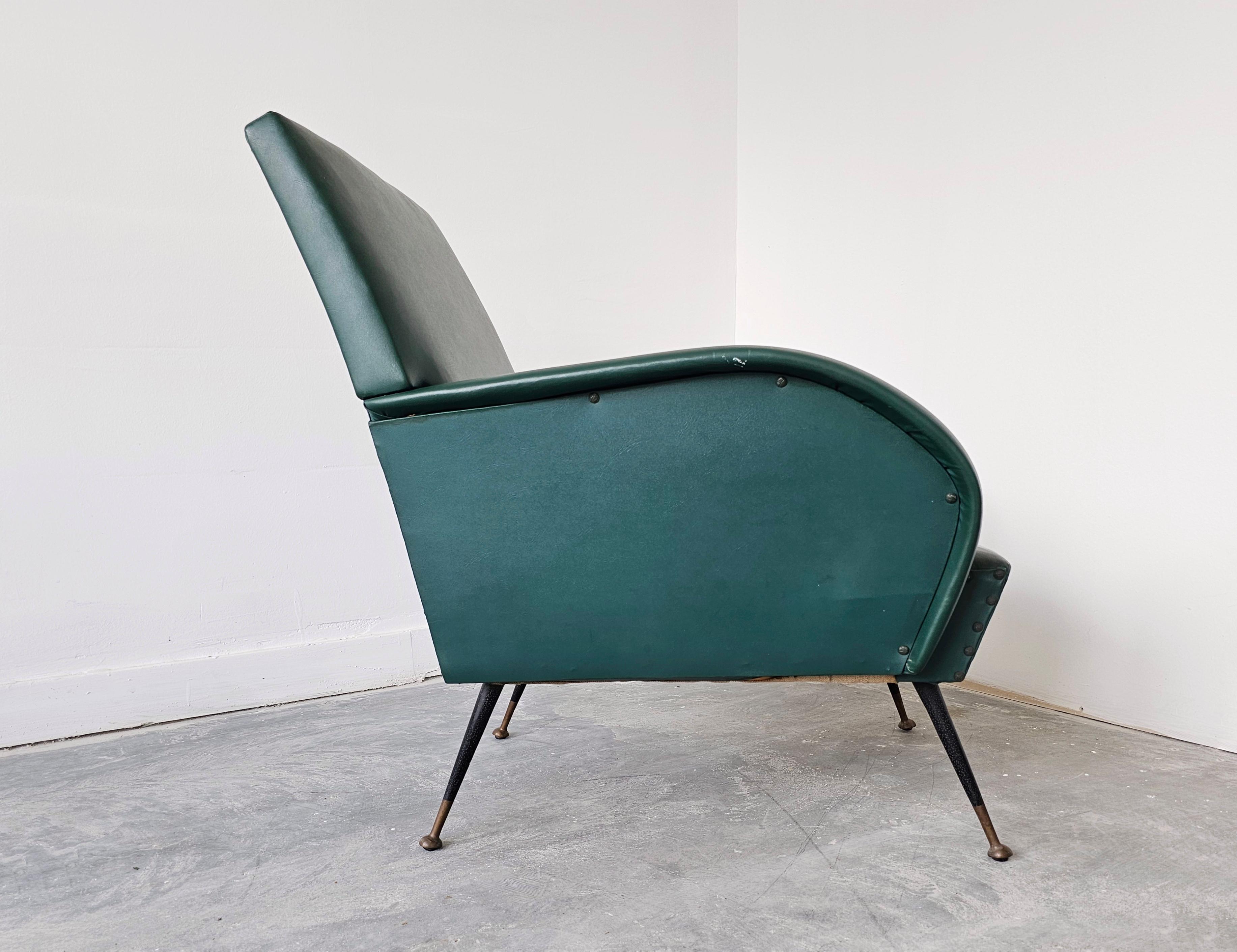 Paire de fauteuils The Moderns dans le style de Marco Zanuso, Italie, années 1950 en vente 7
