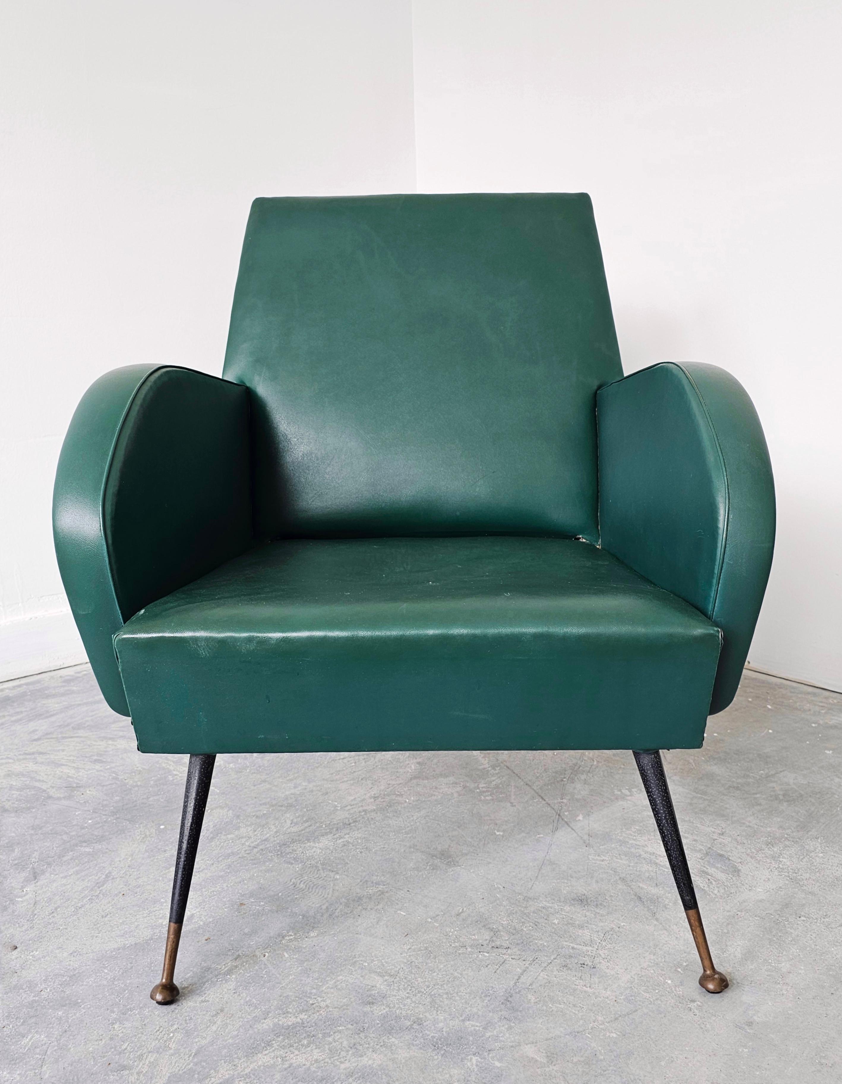 Paire de fauteuils The Moderns dans le style de Marco Zanuso, Italie, années 1950 en vente 9
