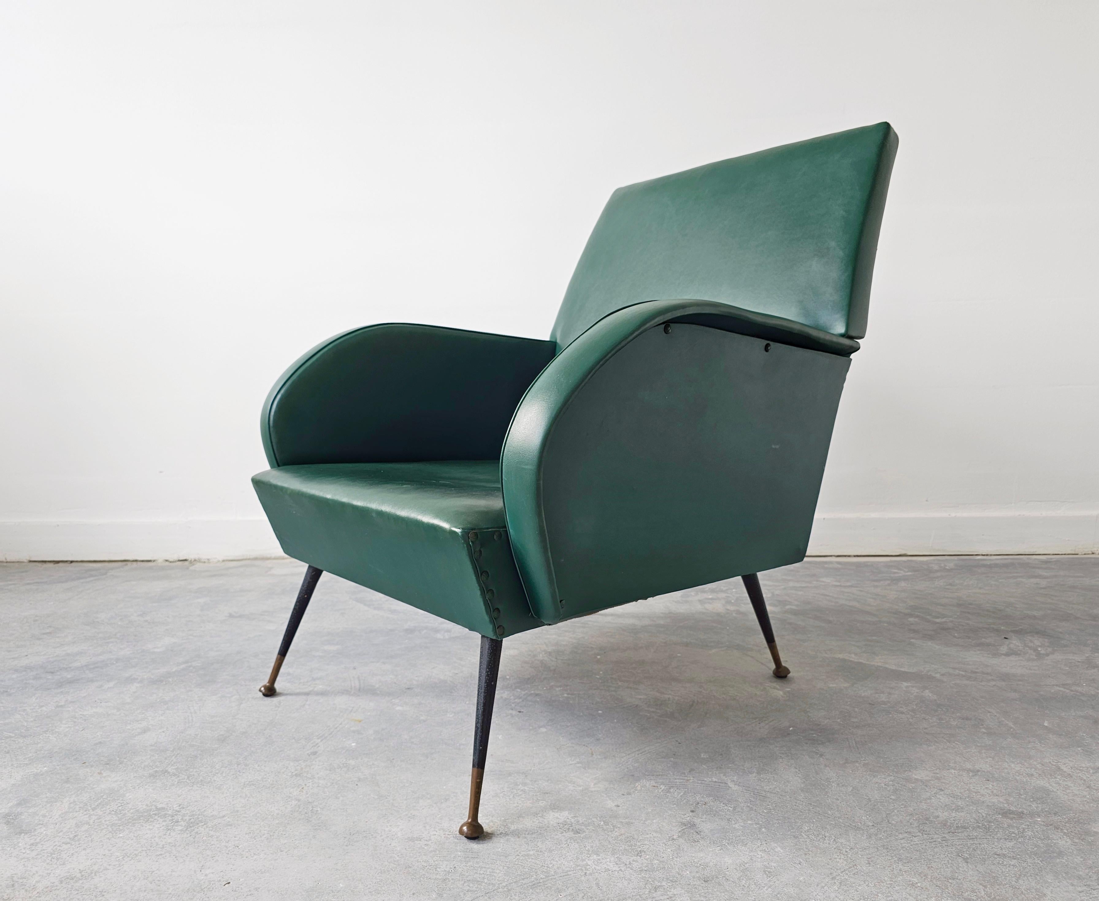 italien Paire de fauteuils The Moderns dans le style de Marco Zanuso, Italie, années 1950 en vente